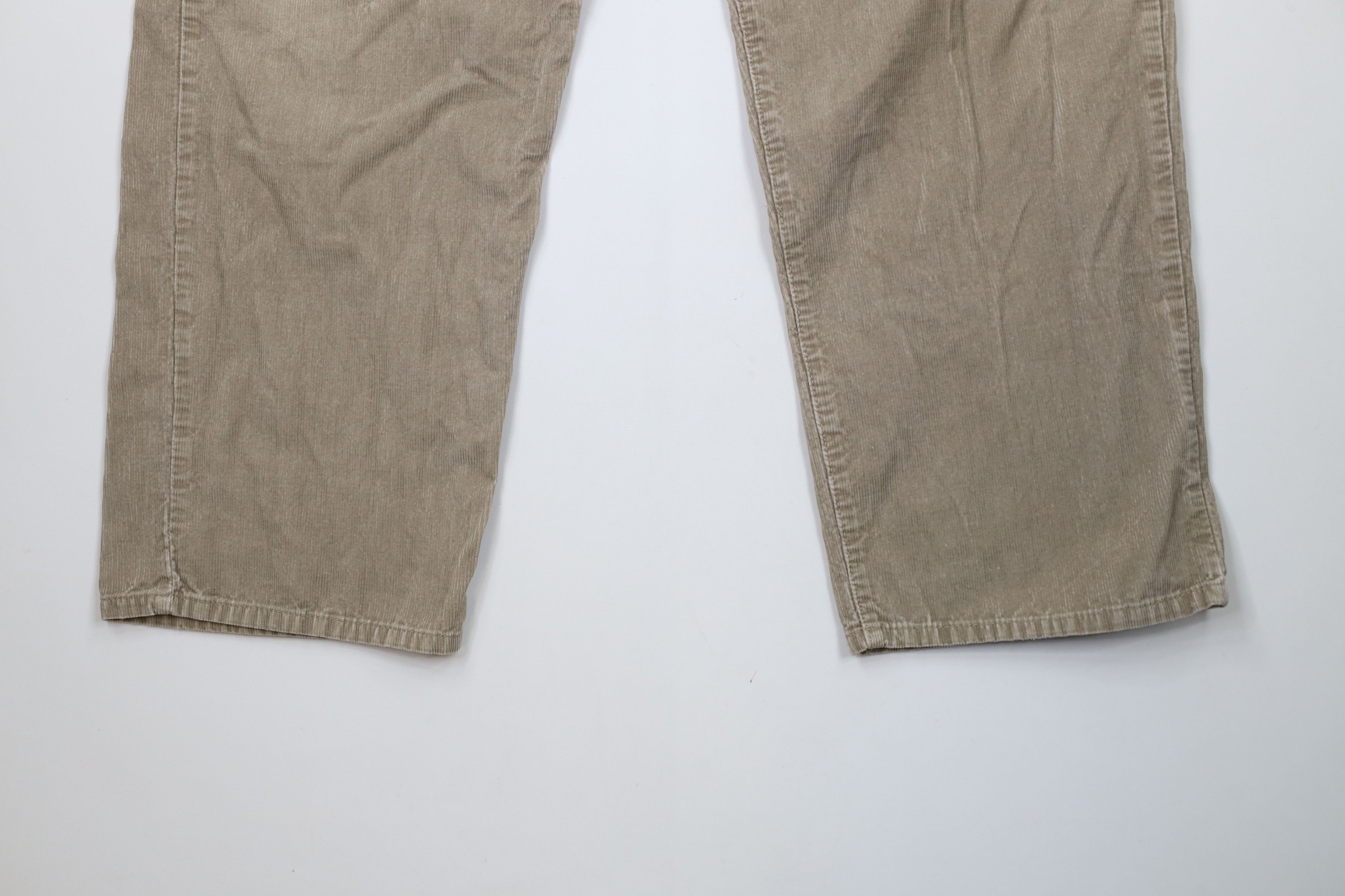 Calvin Klein × Vintage Vintage Calvin Klein Straight Wide Leg Corduroy Chino Pants Size US 42 / EU 58 - 4 Thumbnail