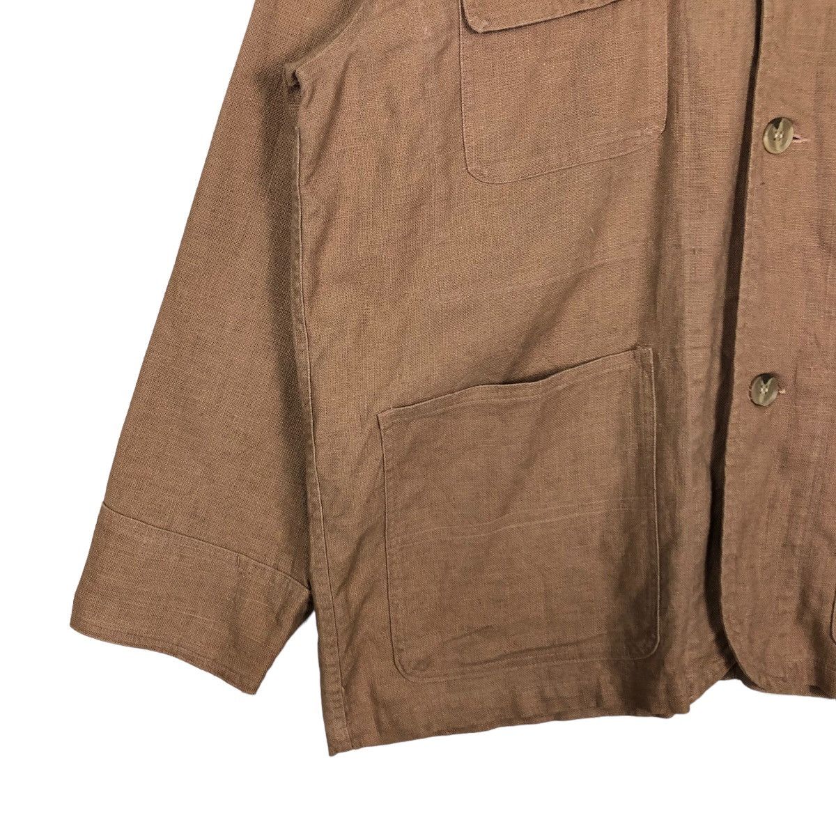 Japanese Brand 🔥90’s Vintage Hickory Chore Jacket Maneaver Issey Miyake Size US M / EU 48-50 / 2 - 3 Thumbnail