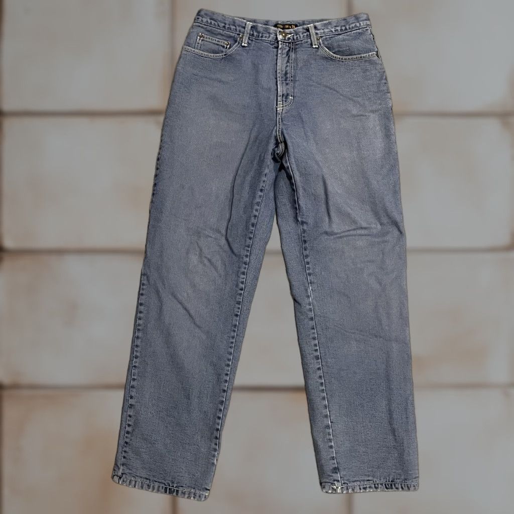 J.Crew J.Crew Jeans Mens 34x34 Blue Straight Leg Fleece Lined Thermal Insulated Winter Denim Pants Regular Straight Mens Size US 34 / EU 50 - 1 Thumbnail