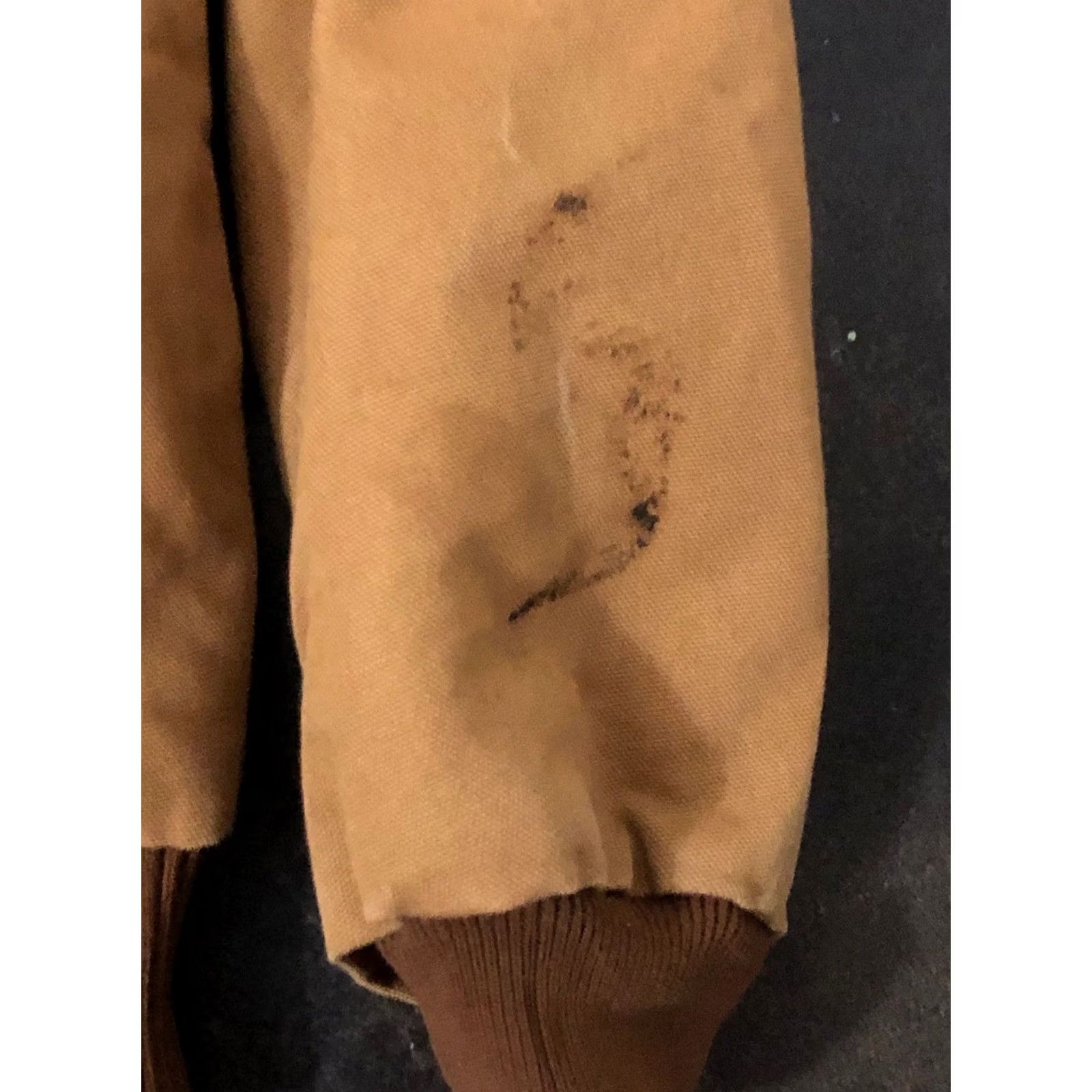 Carhartt VINTAGE Carhartt J140 Hooded Jacket Mens Small Brown Lined Work Coat USA 90s Size US S / EU 44-46 / 1 - 6 Thumbnail