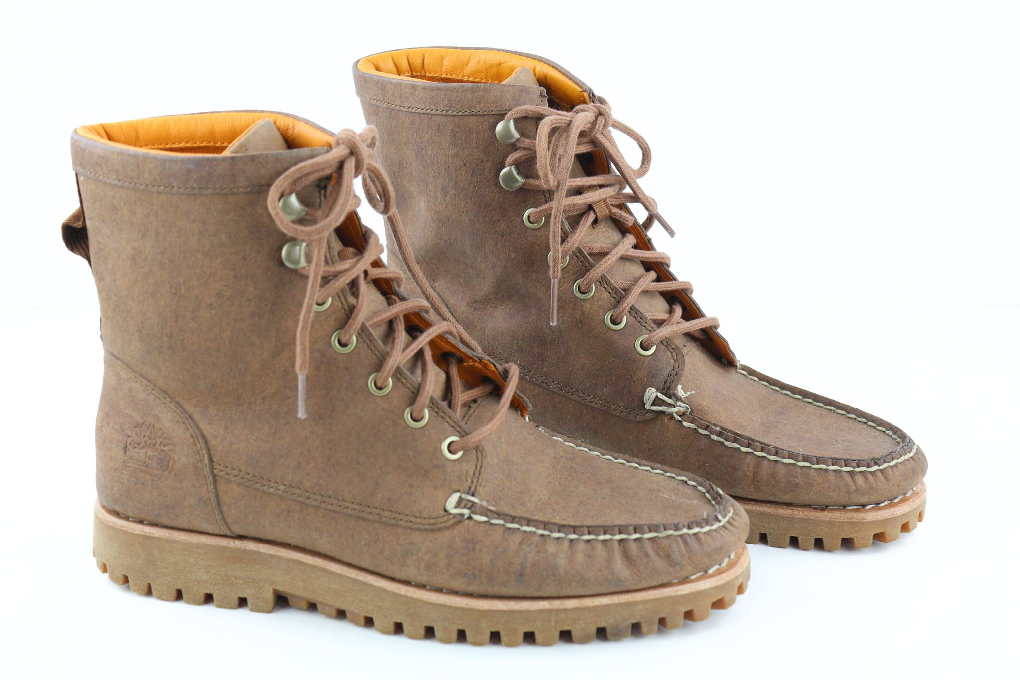 Timberland A2HB2 UK8 Brown Leather Almond ReBOTL 79837 Size US 8.5 / EU 41-42 - 1 Thumbnail
