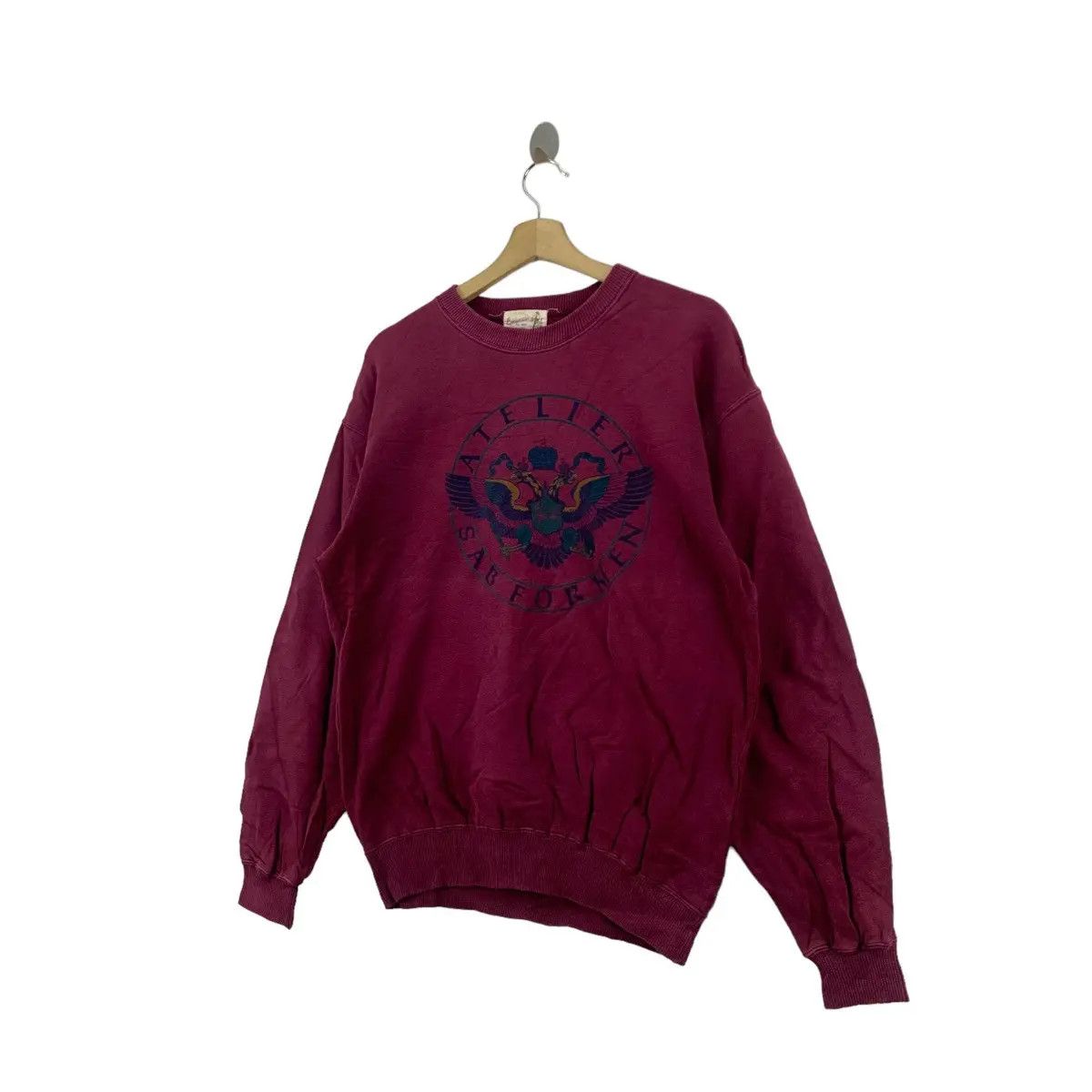 Vintage Vintage 90’ ATELIER SAB Crest Logo Eagle Made In Japan Size US L / EU 52-54 / 3 - 2 Thumbnail