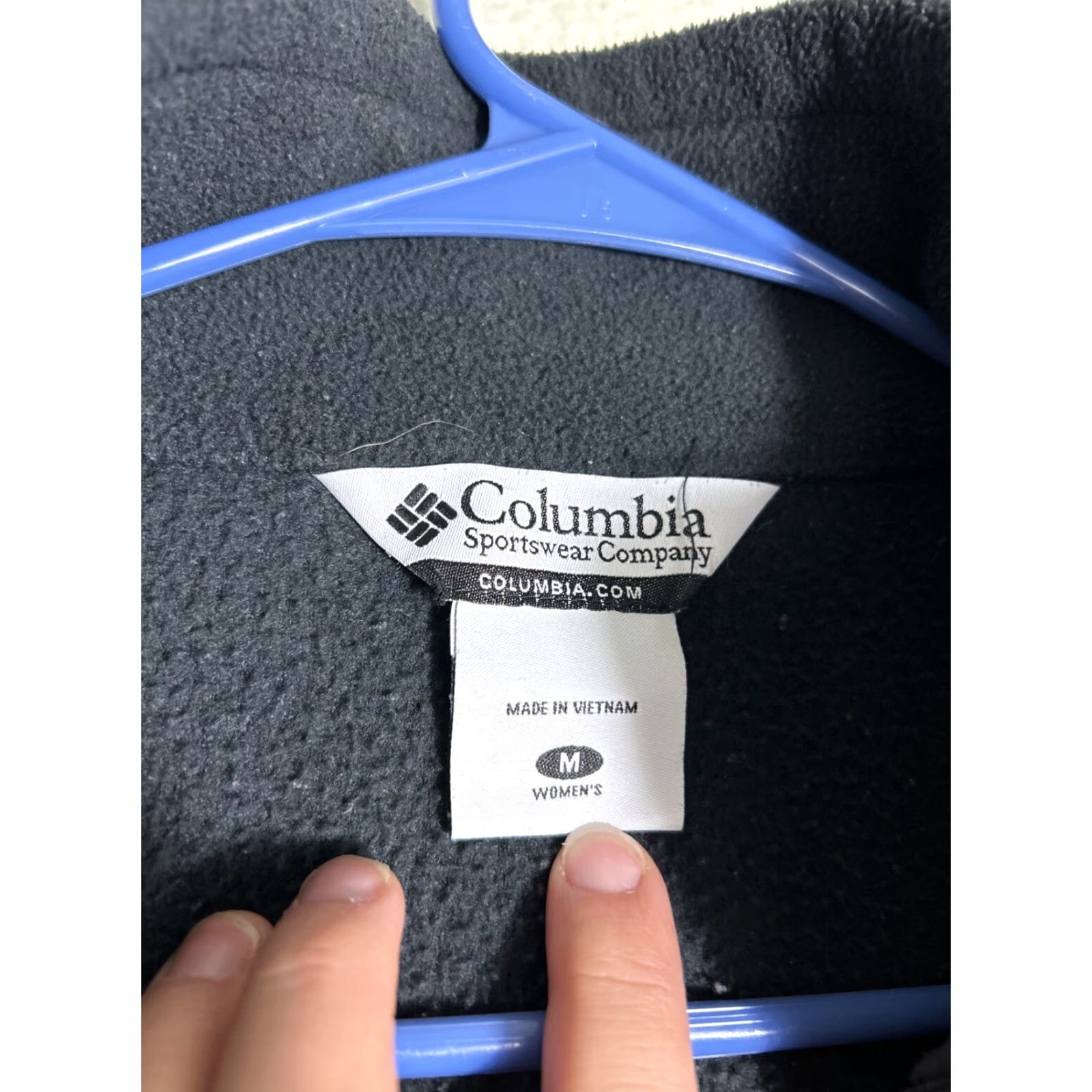 Vintage Columbia Jacket Womens Medium Black Fleece Windstopper Full Zip Windbreaker Shirt? Size M / US 6-8 / IT 42-44 - 7 Thumbnail