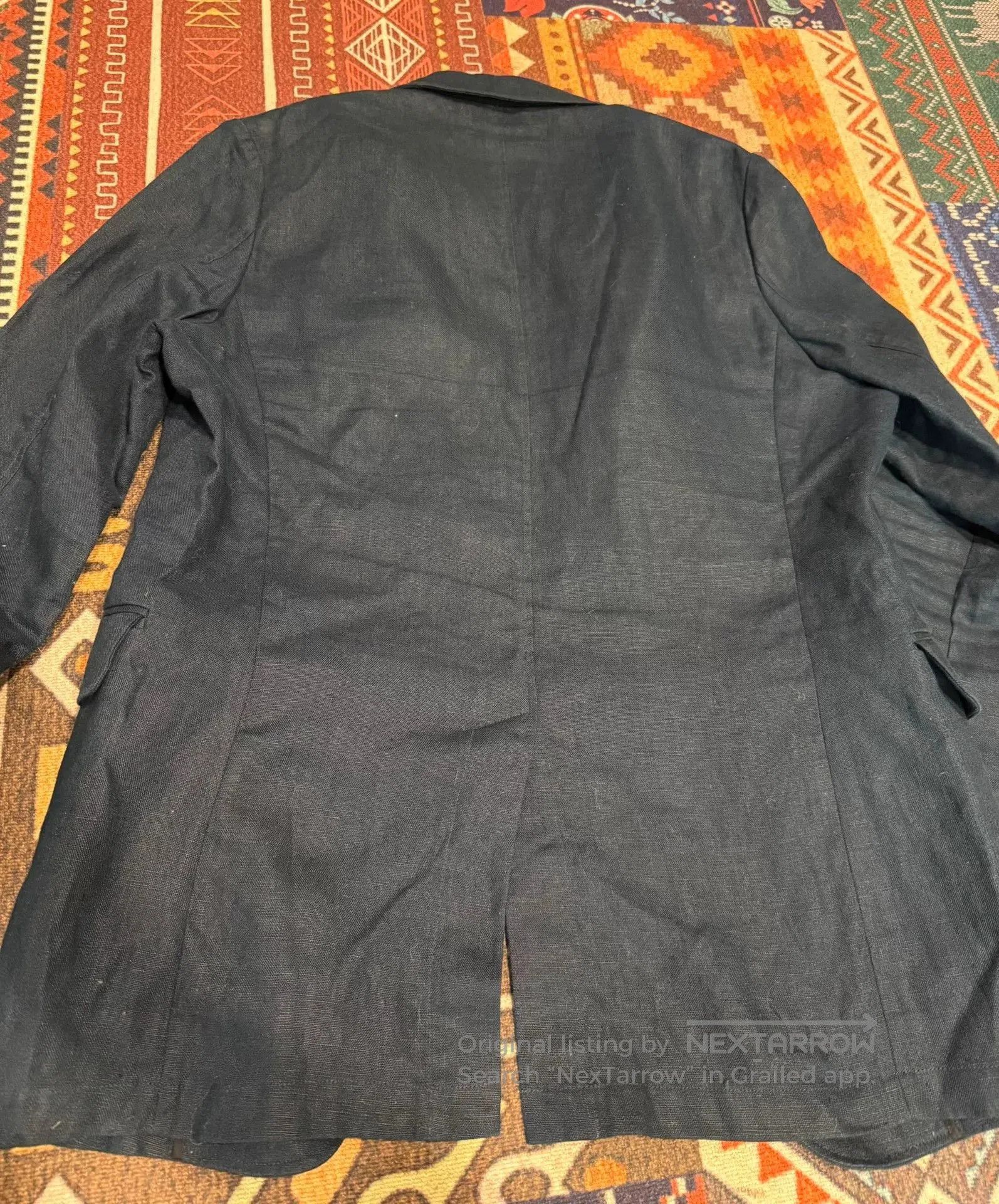 Viktor & Rolf Viktor Rolf Indigo Dyed Linen Blazer. Size US M / EU 48-50 / 2 - 2 Thumbnail