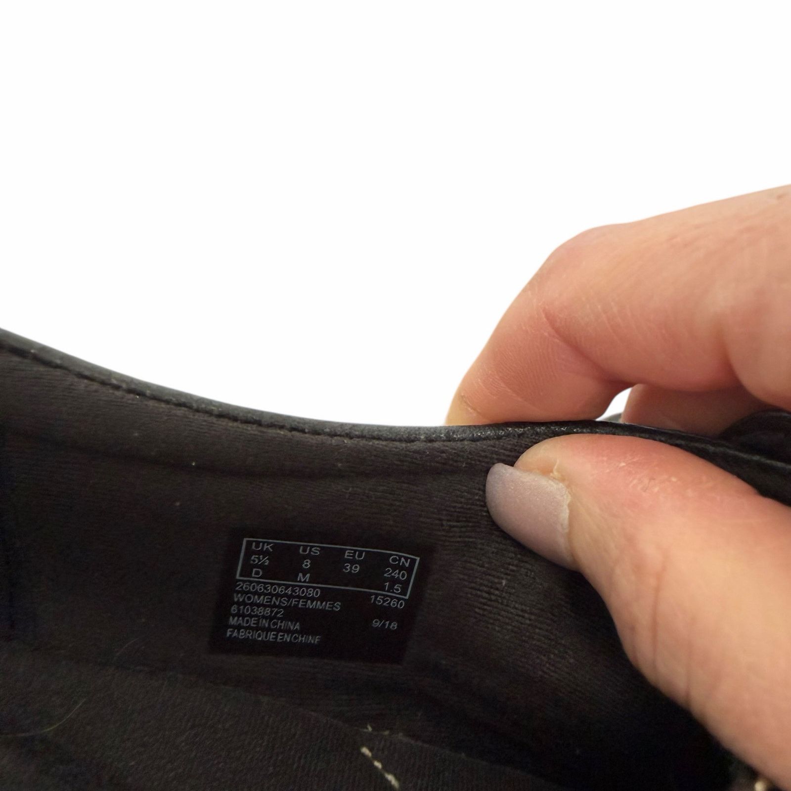 Clarks Clarks Black Leather Ashland Lane Q Slip On Loafers Sz 8 Size US 8 / IT 38 - 7 Thumbnail
