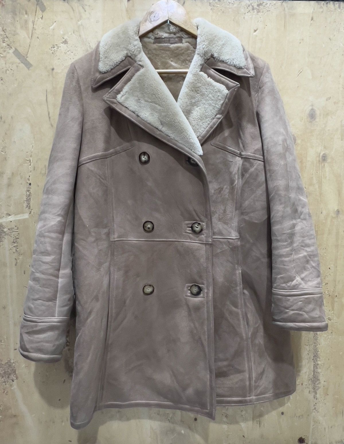 Vintage Sheepskin Leather Long Jacket Size S / US 4 / IT 40 - 9 Thumbnail