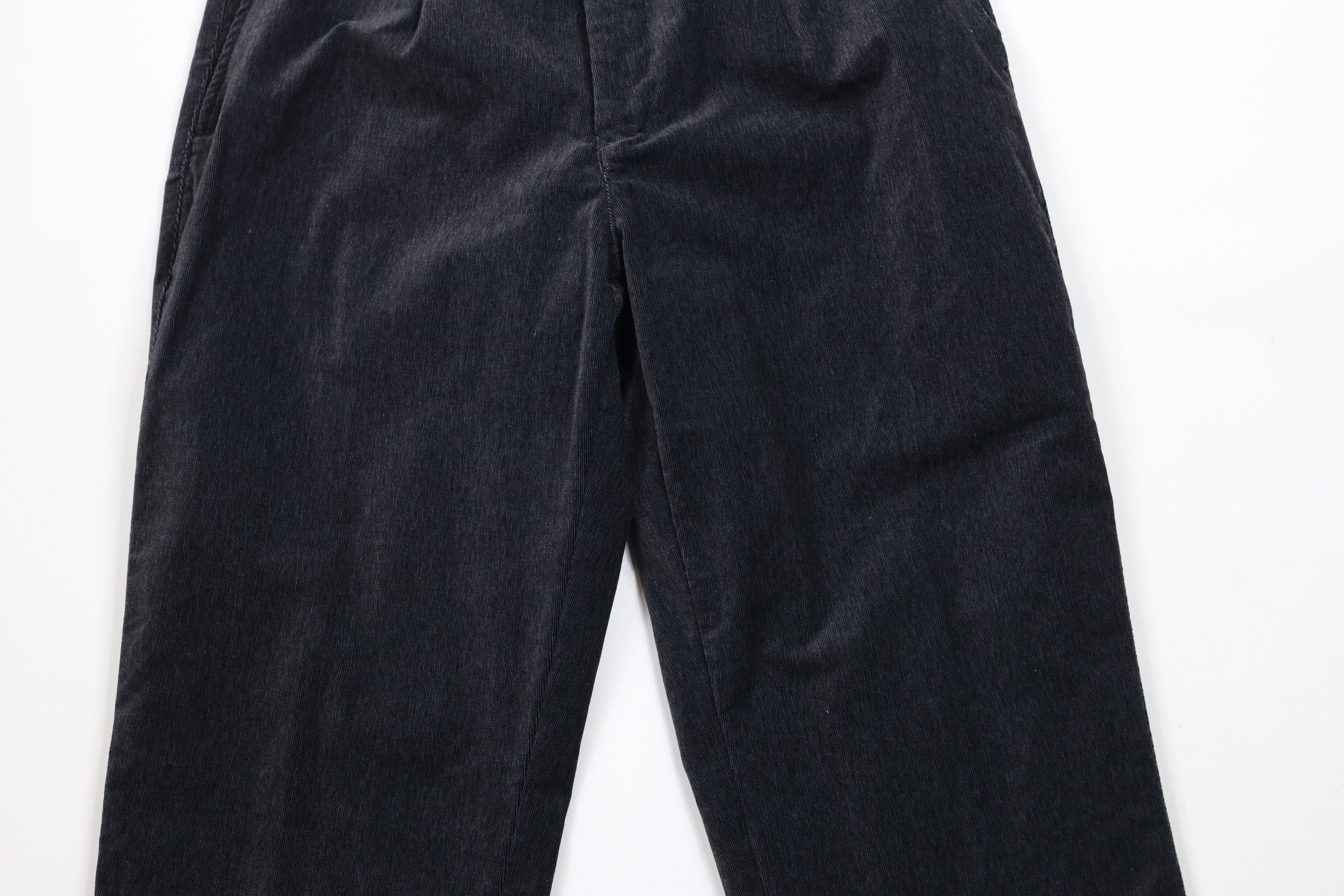 Vintage Vintage 90s Streetwear Corduroy Pleated Chino Pants Gray Size US 34 / EU 50 - 3 Thumbnail
