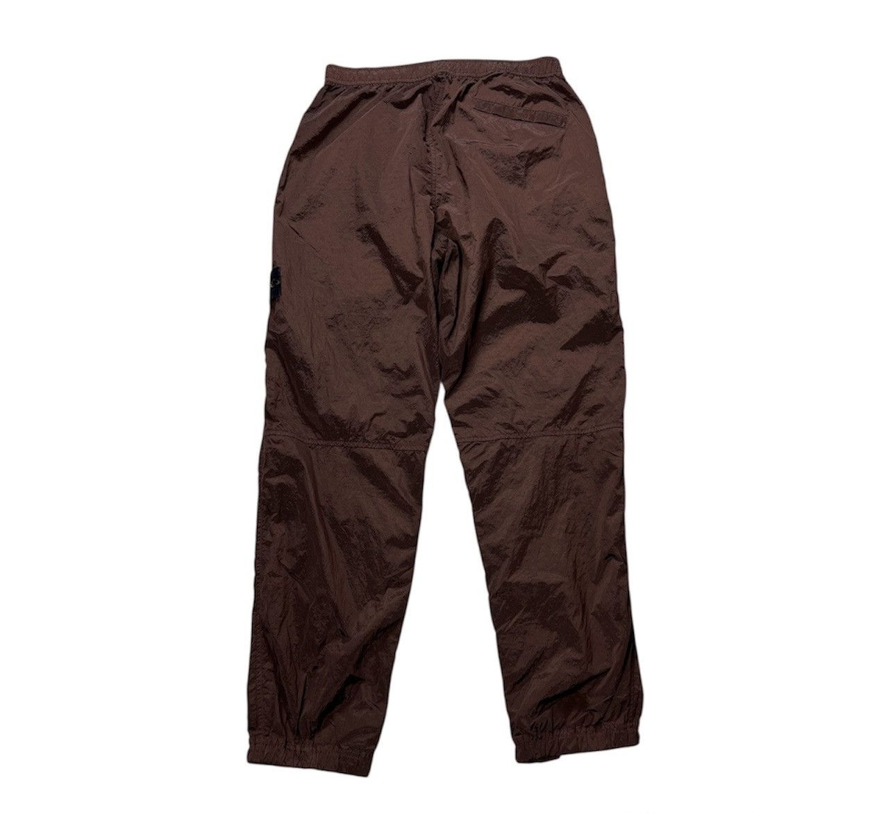 Stone Island Stone Island shiny nylon metal sweatpants burgundy baggy Size US 32 / EU 48 - 2 Thumbnail