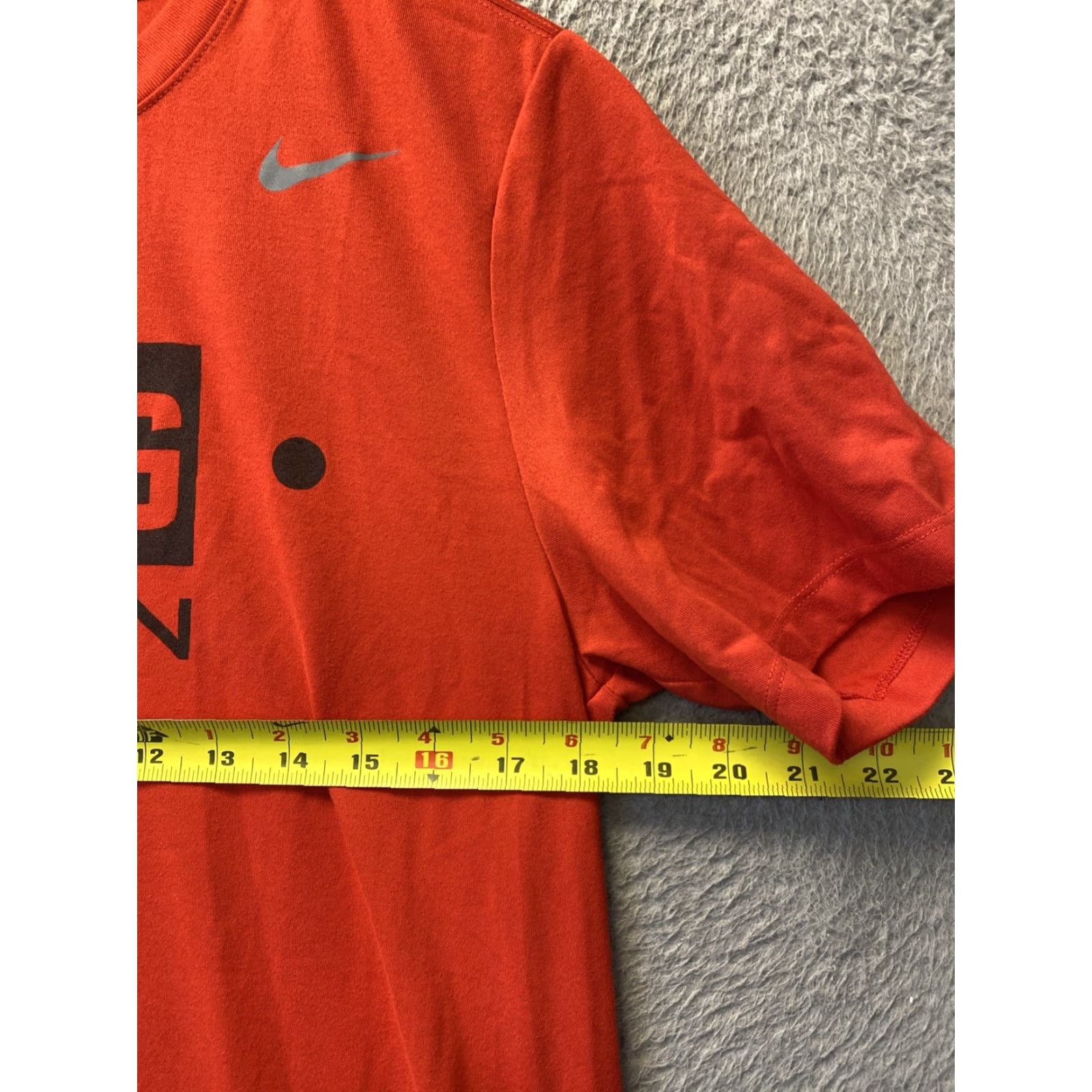 Nike Nike Men's T-Shirt Shirt Casual Athletic Logo Red Short Sleeve Regular Fit 145-24 adults Mens Size US M / EU 48-50 / 2 - 4 Thumbnail