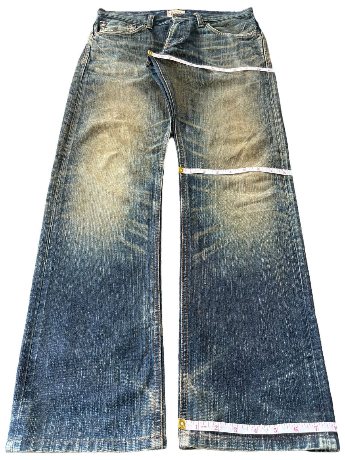 Edwin Exclusive Vintage Edwin XV Mud Wash Loose Jeans Size US 32 / EU 48 - 13 Thumbnail