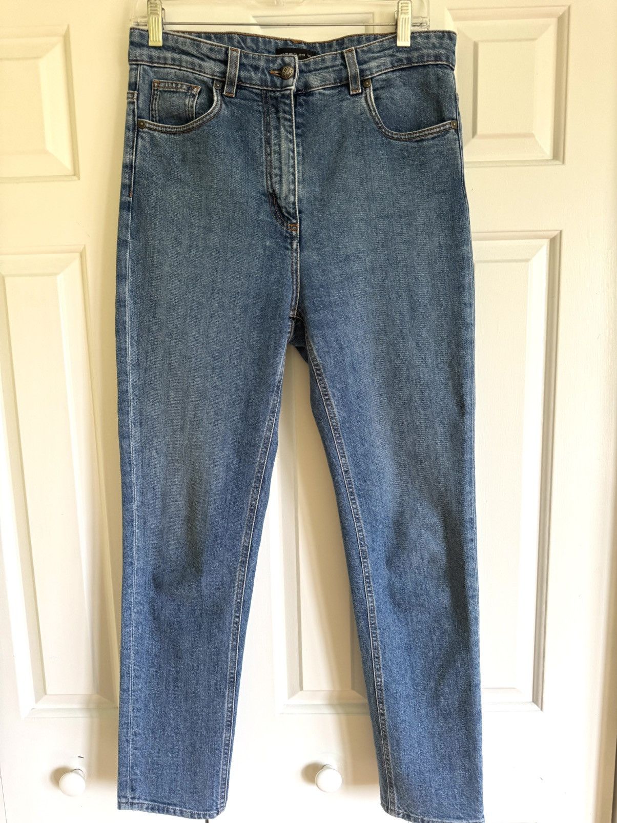 Etro ETRO Women Blue Tapered Jeans 29 EUC Size 29" - 1 Thumbnail