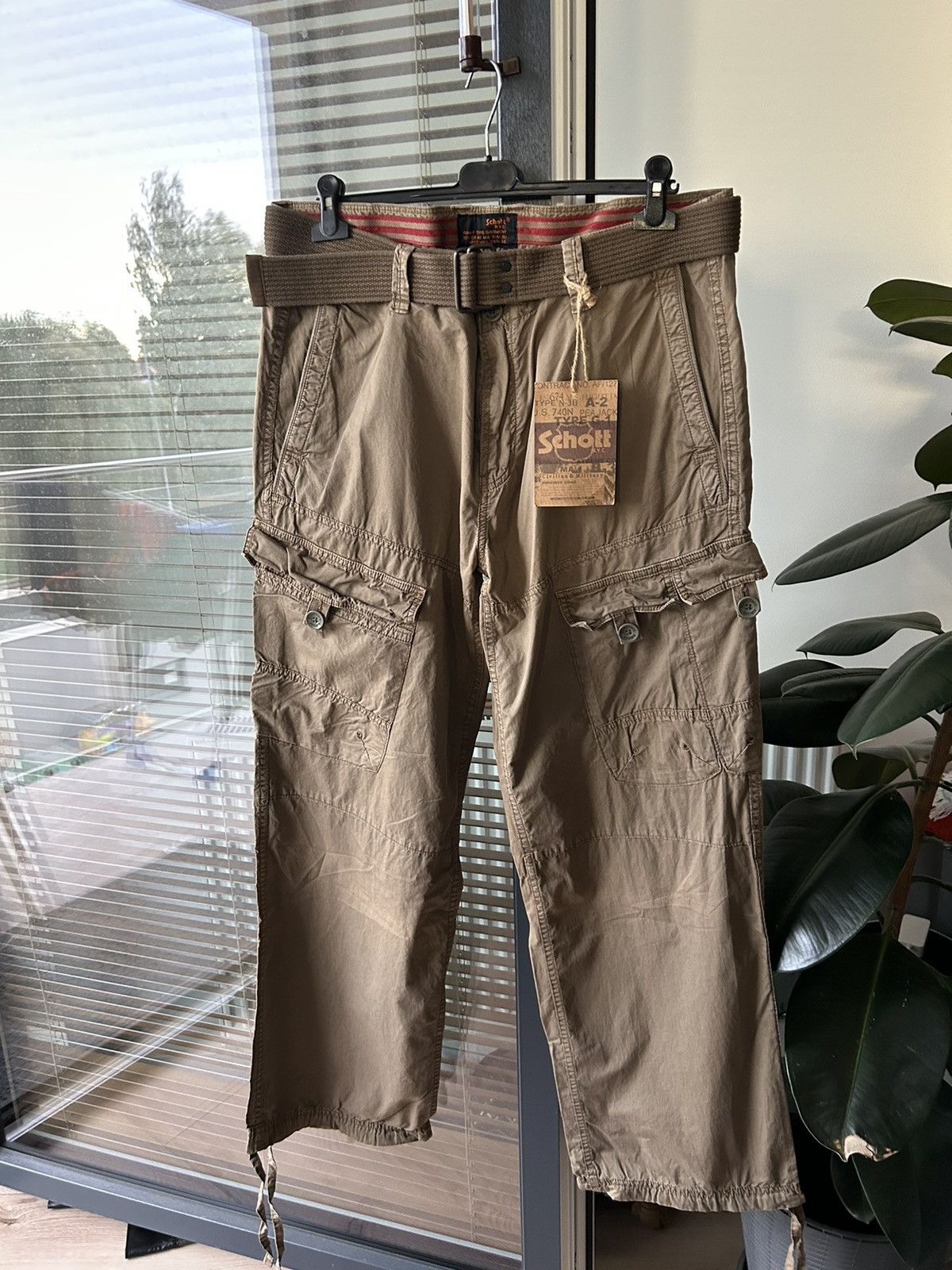 Band Of Outsiders × Schott × Thom Browne Scott Sternberg CARGO Ma-7 Pants Size US 36 / EU 52 - 1 Thumbnail