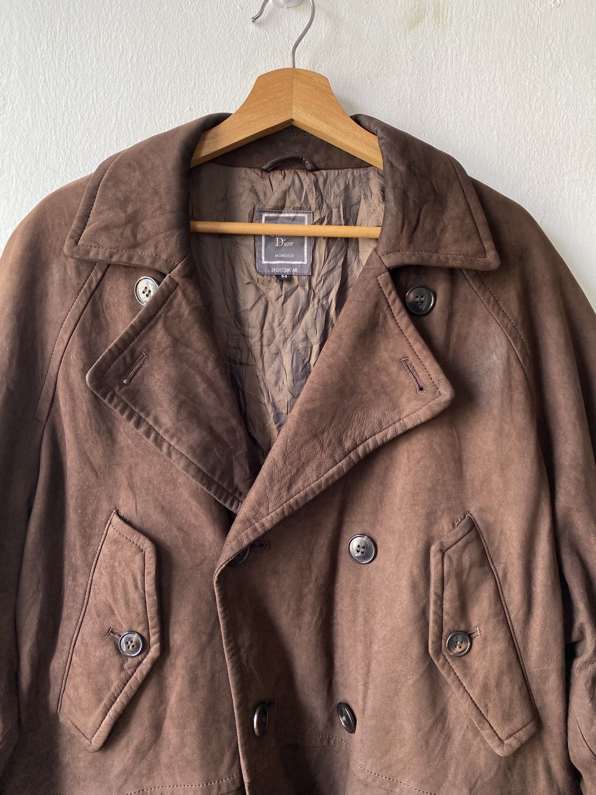 Christian Dior Monsieur Vtg 90s Christian Dior Monsieur Sheep Skin Leather Jacket Size US M / EU 48-50 / 2 - 5 Thumbnail