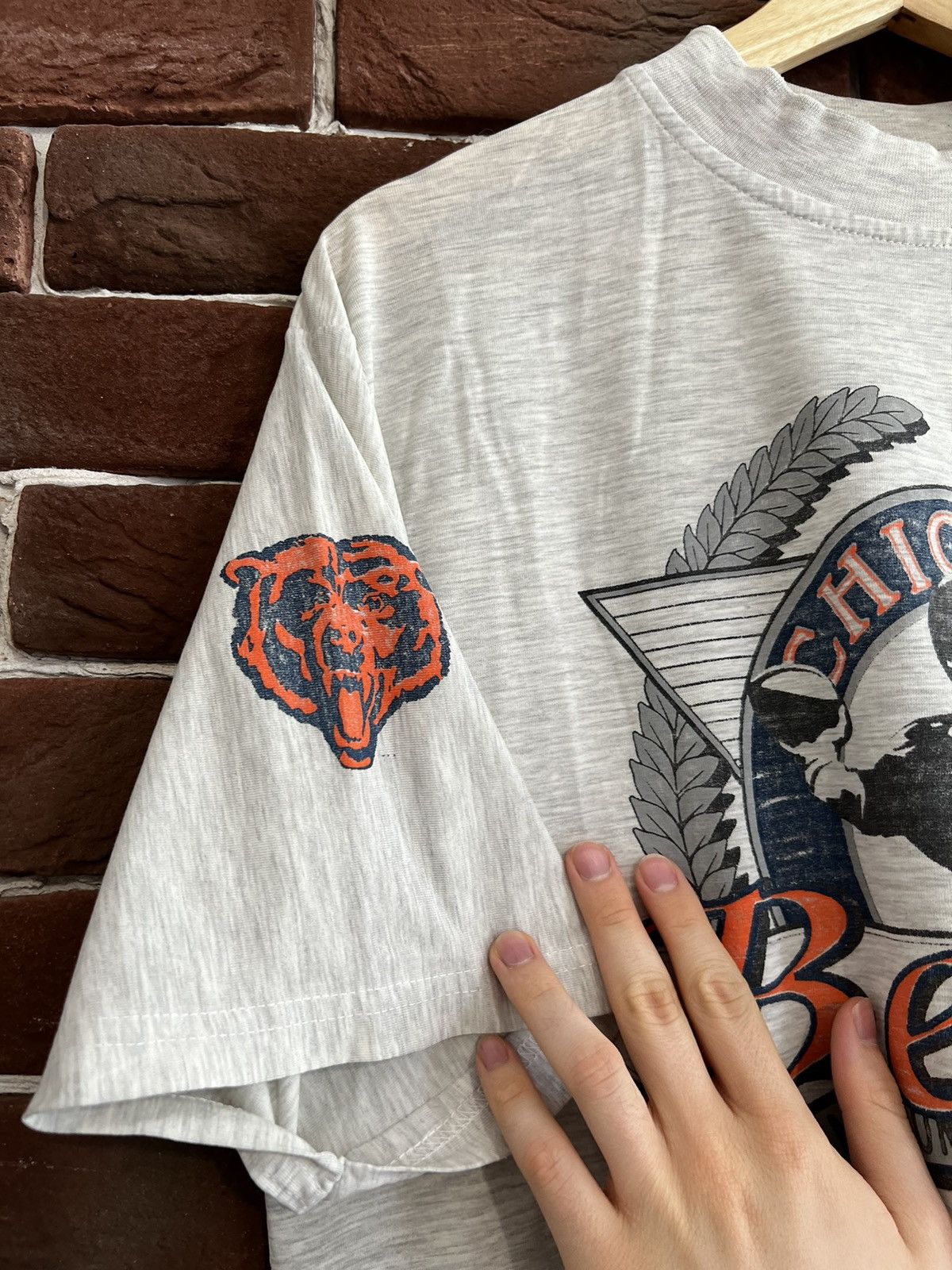 NFL Vintage 90s Chicago Bears T Shirt NFL M Grey Hype Size US M / EU 48-50 / 2 - 5 Thumbnail