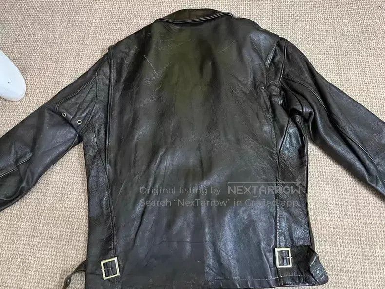 Schott Schott Horseskin motorcycle jacket Size US XL / EU 56 / 4 - 3 Thumbnail