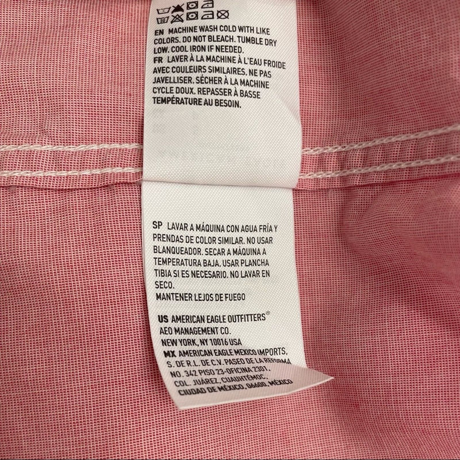 American Eagle Outfitters American Eagle Outfitters Poplin Button Up Shirt S Size US S / EU 44-46 / 1 - 10 Thumbnail