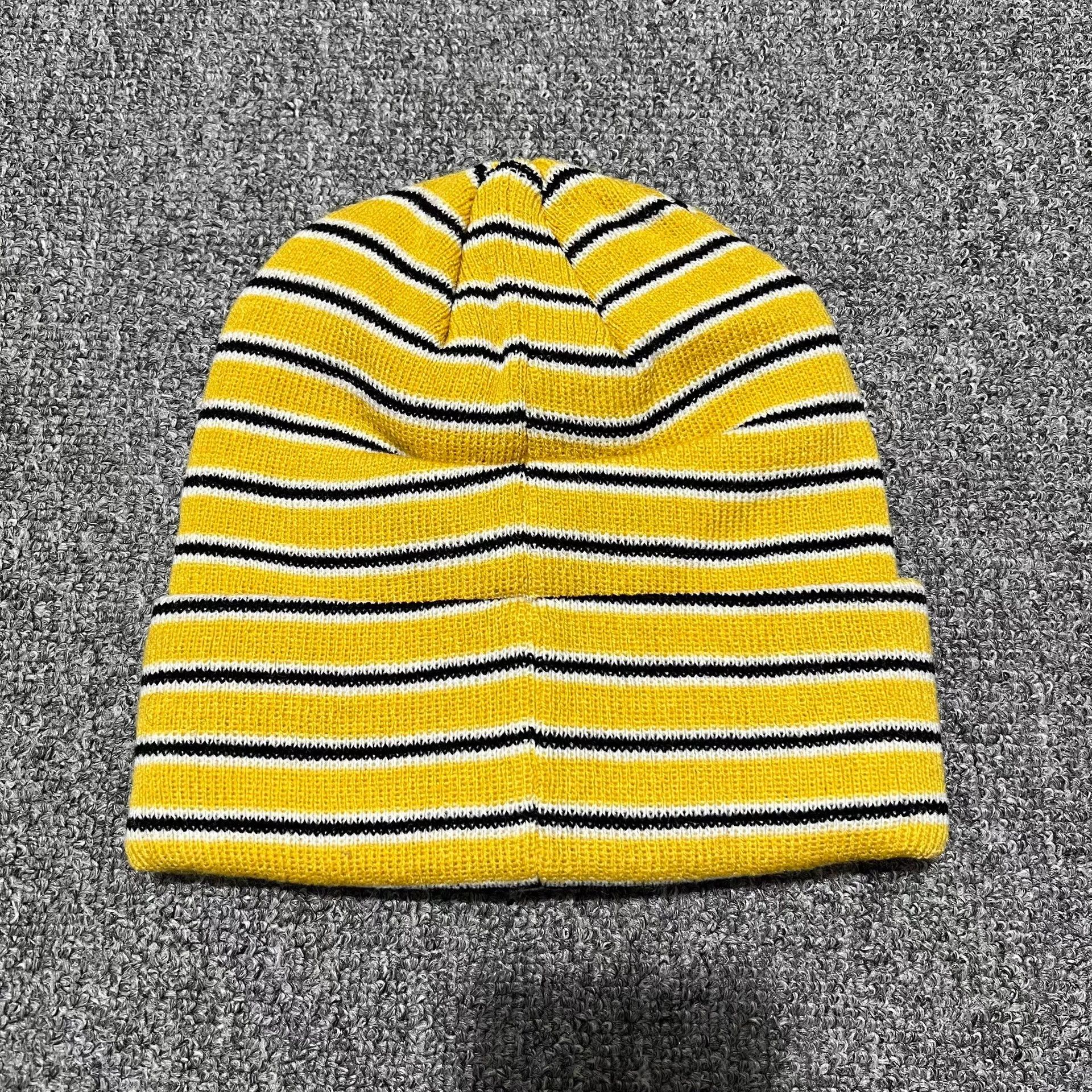 Stussy Stussy Striped Retro Embroidered Knit Beanie Q7 Size ONE SIZE - 3 Thumbnail