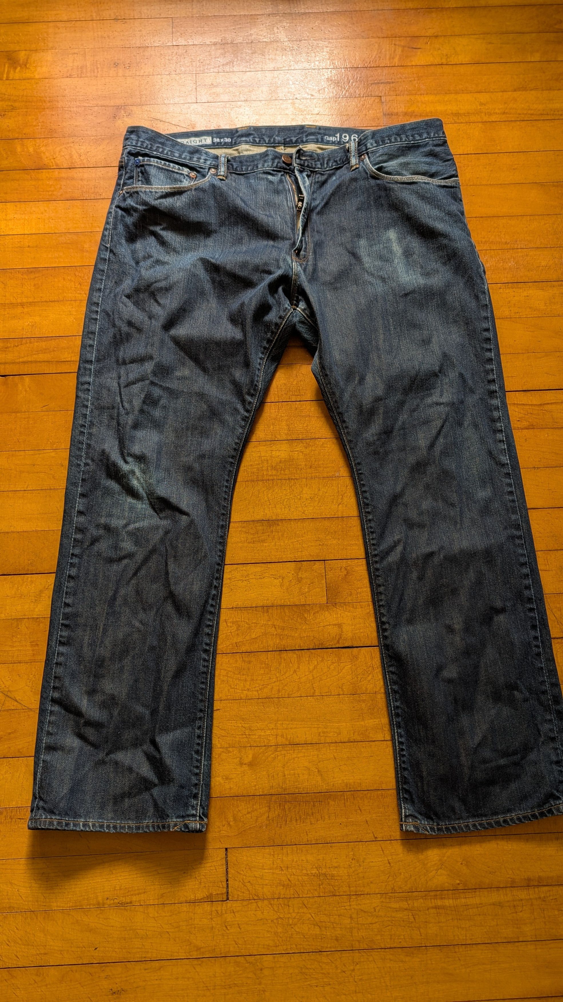 Gap GAP 1969 Men's Straight Jeans 38x30 Size US 38 / EU 54 - 1 Thumbnail