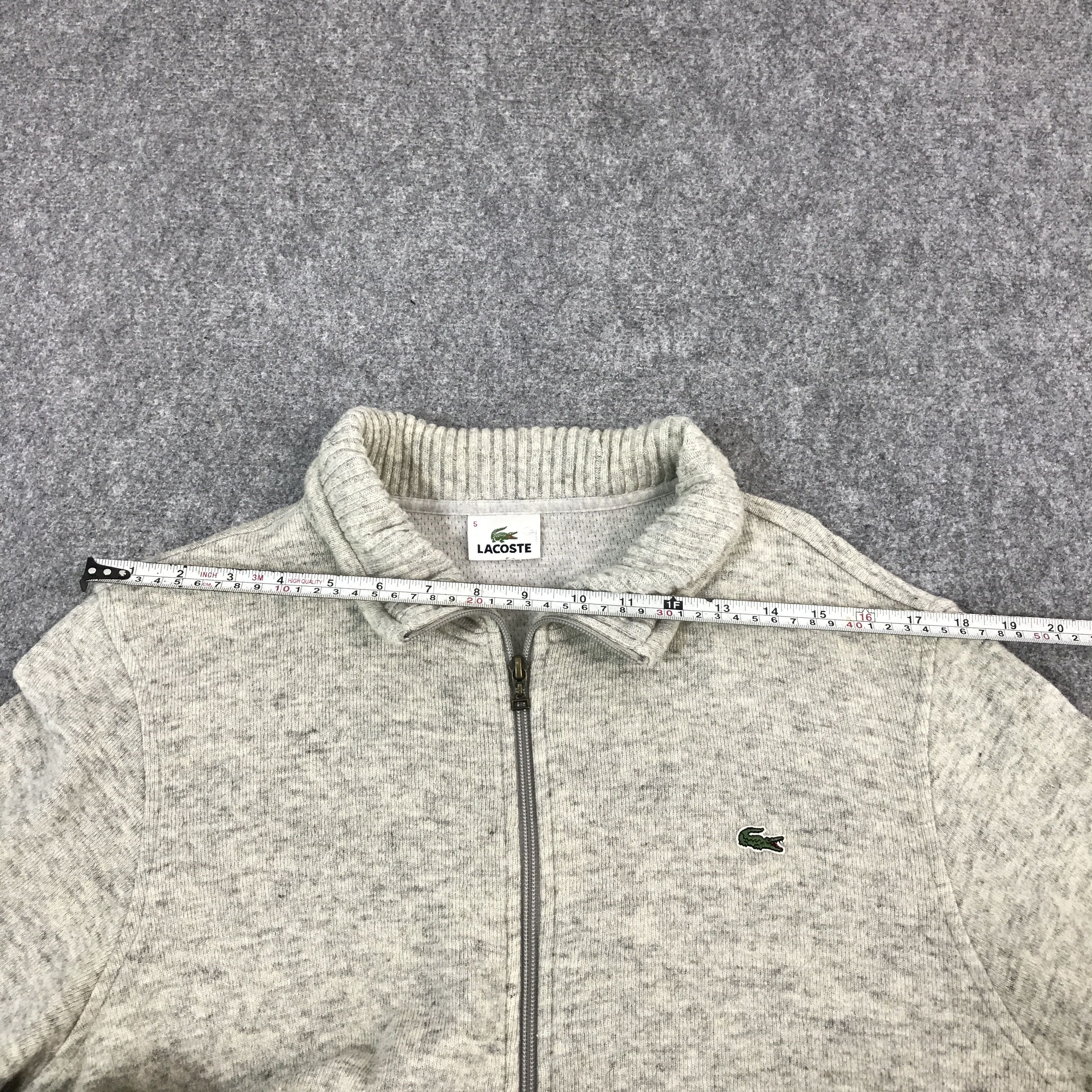 Lacoste Vintage Lacoste zipper Sweater jacket Size US L / EU 52-54 / 3 - 9 Thumbnail