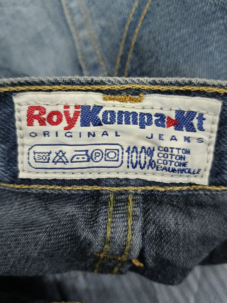Japanese Brand FLARE SICK ROY KOMPA DENIM COLLECTION Size US 34 / EU 50 - 7 Thumbnail