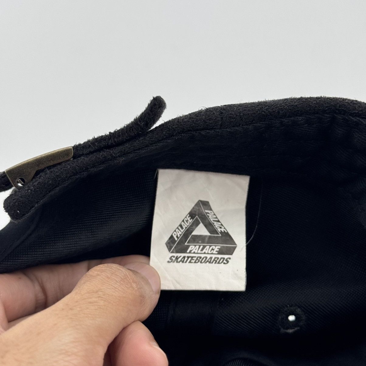 Palace Palace Jeans PJ’s 6 Panel Black Suede Cap Unstructured Hat Size ONE SIZE - 7 Thumbnail