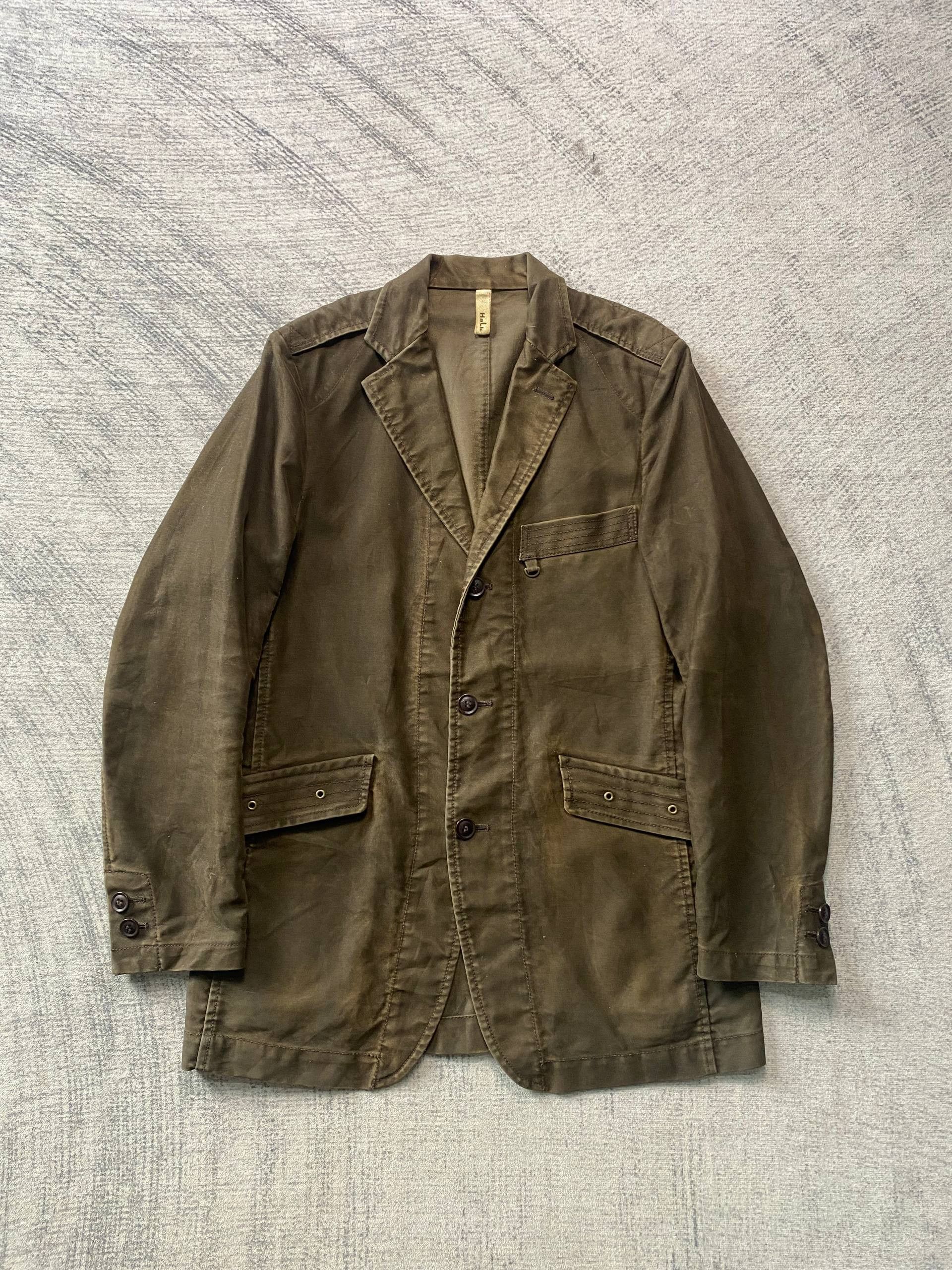 Le Grande Bleu (L.G.B.) Archive HaLb Japan Cotton Twill Military Workwear Jacket Size US S / EU 44-46 / 1 - 1 Thumbnail