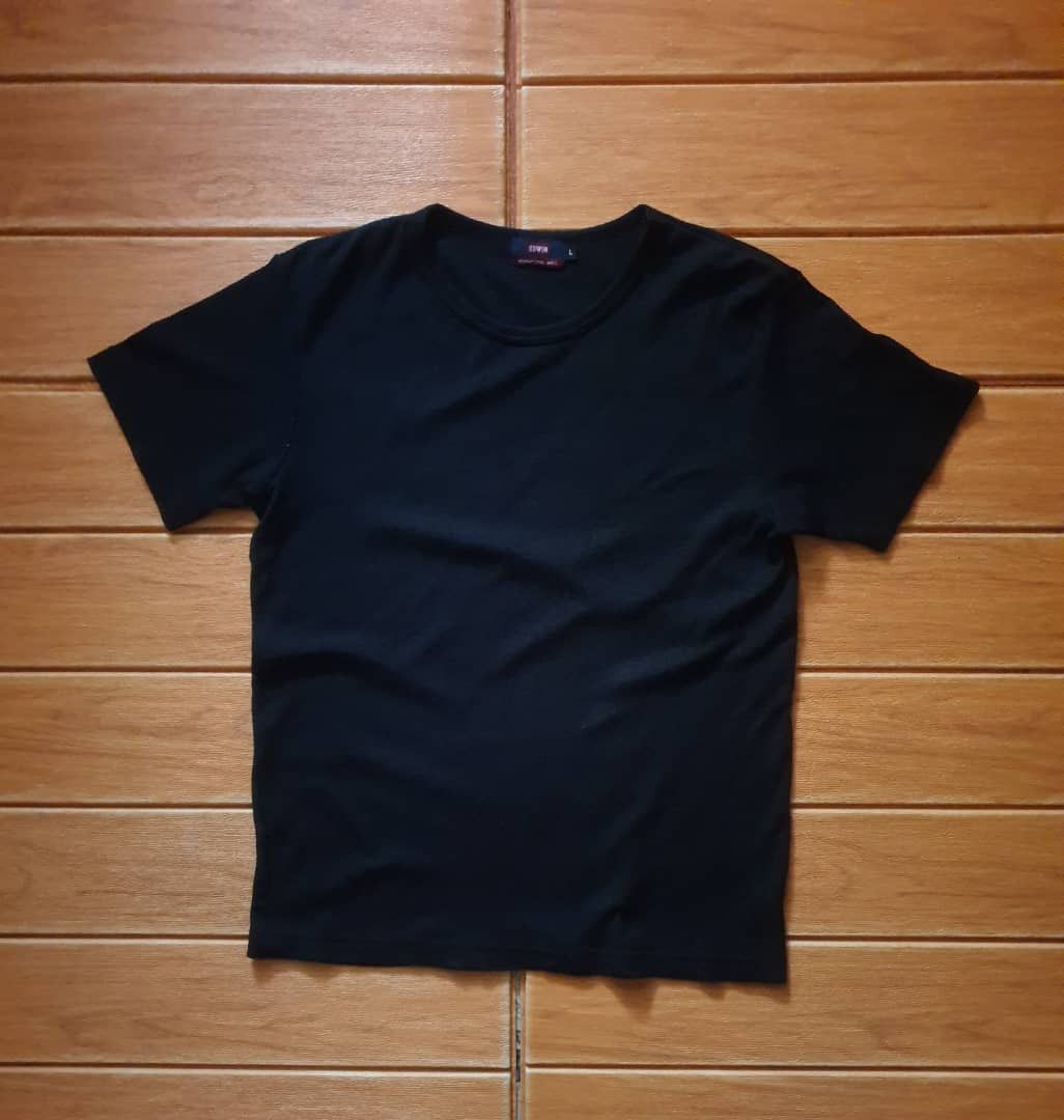 Edwin Edwin Black colour Japanese brand Shirt Size US S / EU 44-46 / 1 - 1 Thumbnail