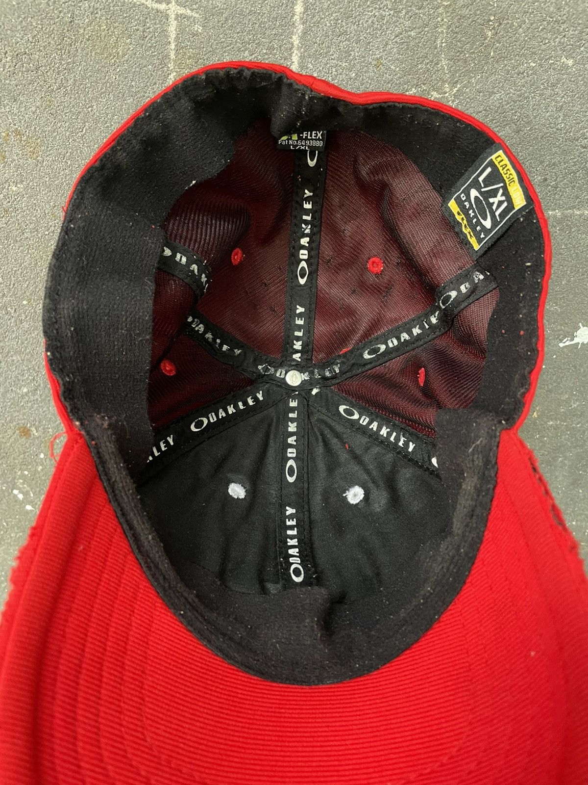Japanese Brand × Oakley × Vintage Vintage Oakley 90’s Hat Cap Logo Y2K Distressed RARE Size ONE SIZE - 9 Thumbnail