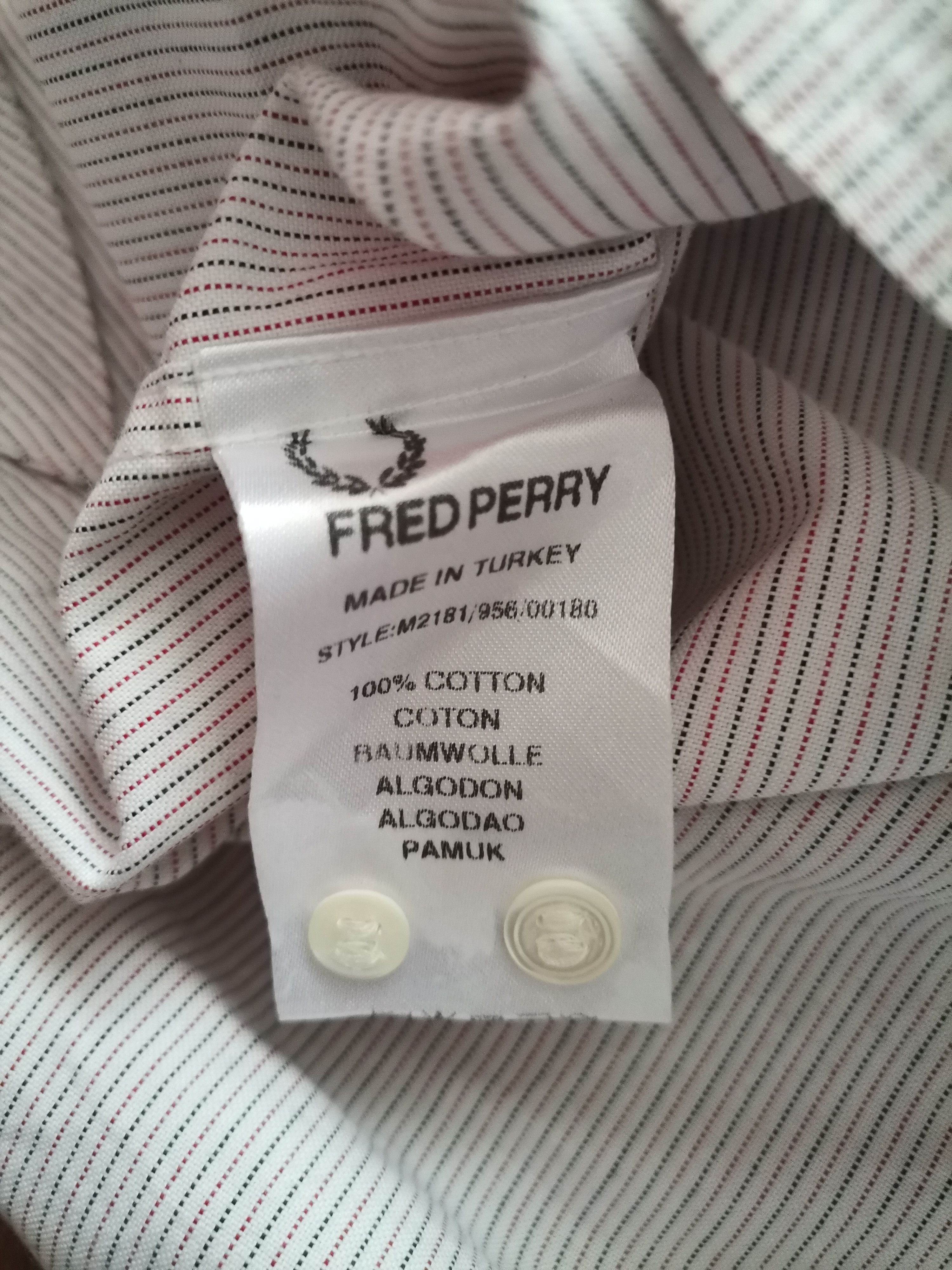 Fred Perry Fred Perry Striped Shirt Size US L / EU 52-54 / 3 - 4 Thumbnail