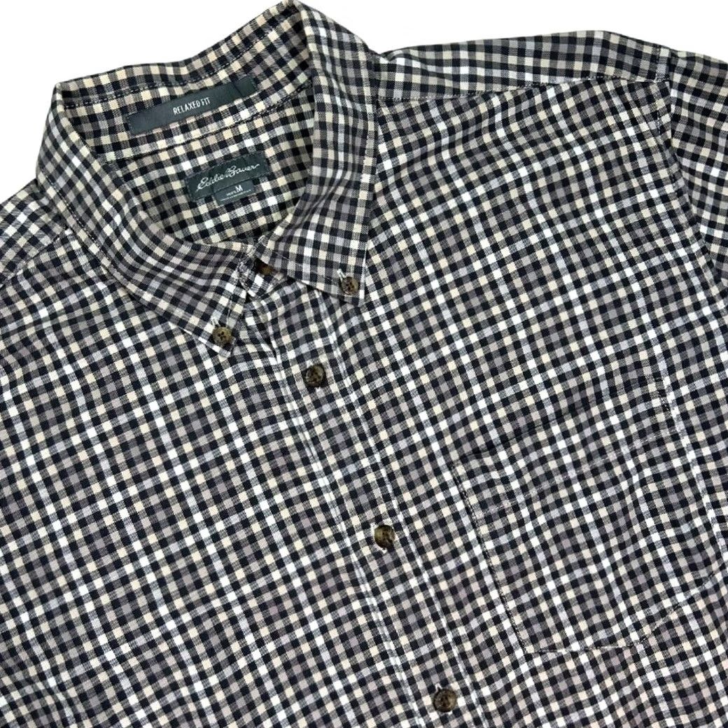 Eddie Bauer Eddie Bauer Shirt Mens Medium Long Sleeve Button Down Relaxed Fit Gingham Check Size US M / EU 48-50 / 2 - 2 Thumbnail