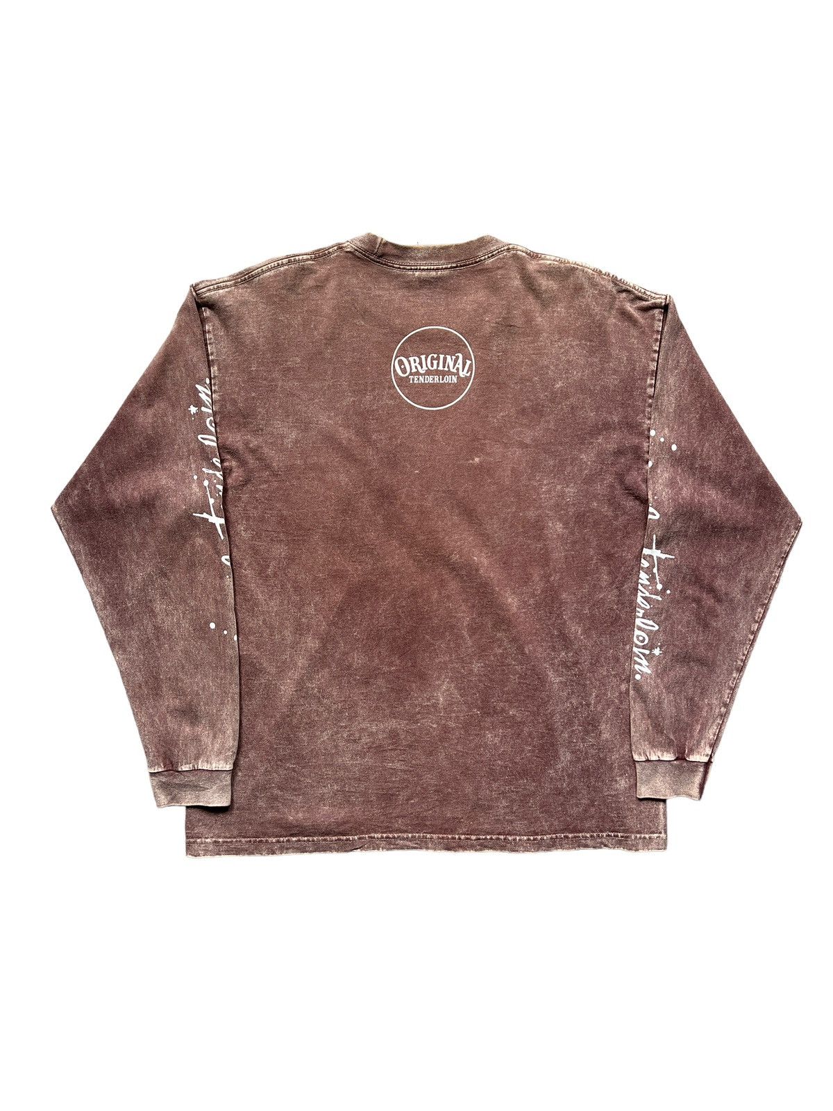 FOOL'S JUDGE | TENDERLOIN TEE L/S ACID WASH XXX Size. L