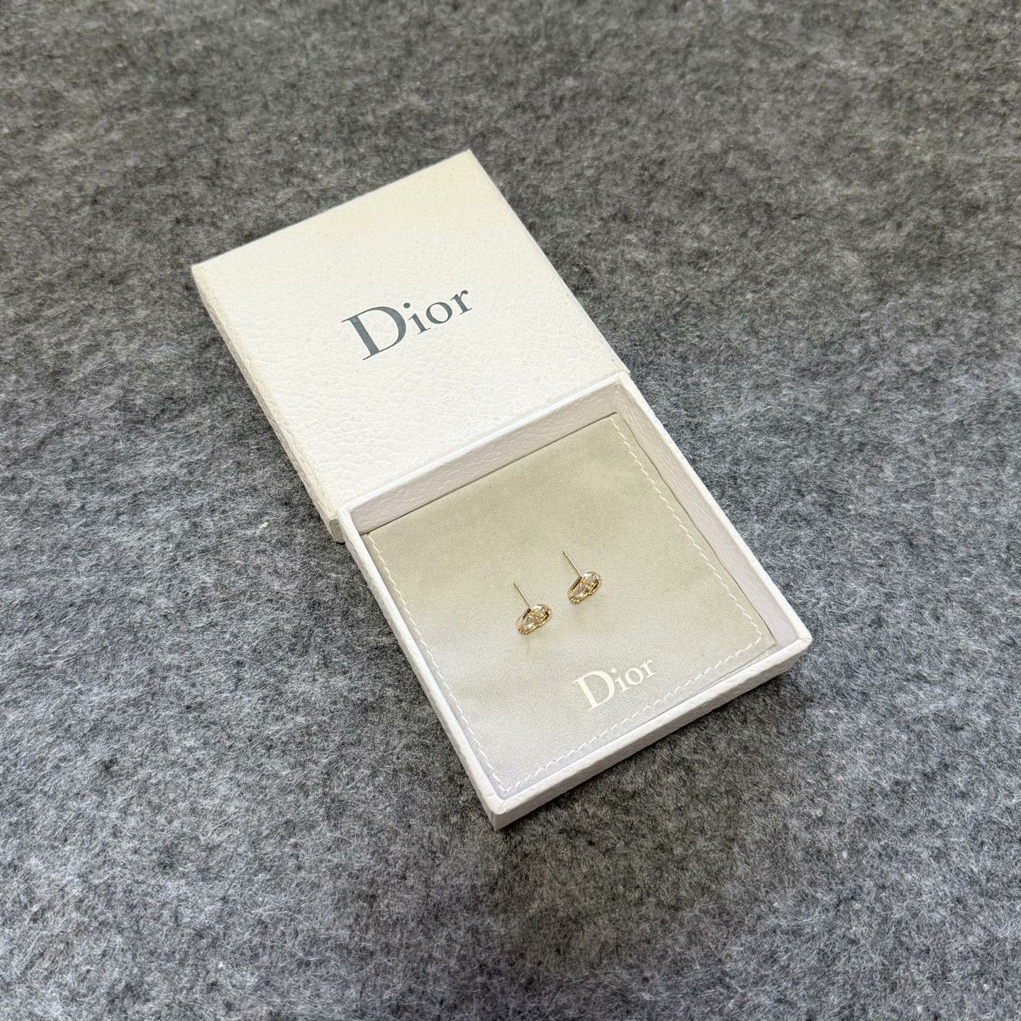 Dior Dior Gold Earrings OS Women Size ONE SIZE - 1 Thumbnail