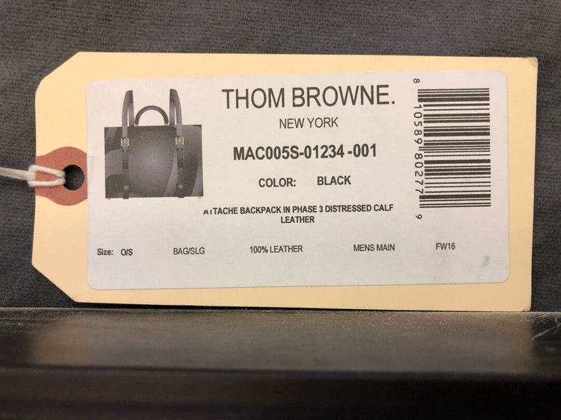 Thom Browne Thom Browne Three-stage aged briefcase Size ONE SIZE - 3 Thumbnail