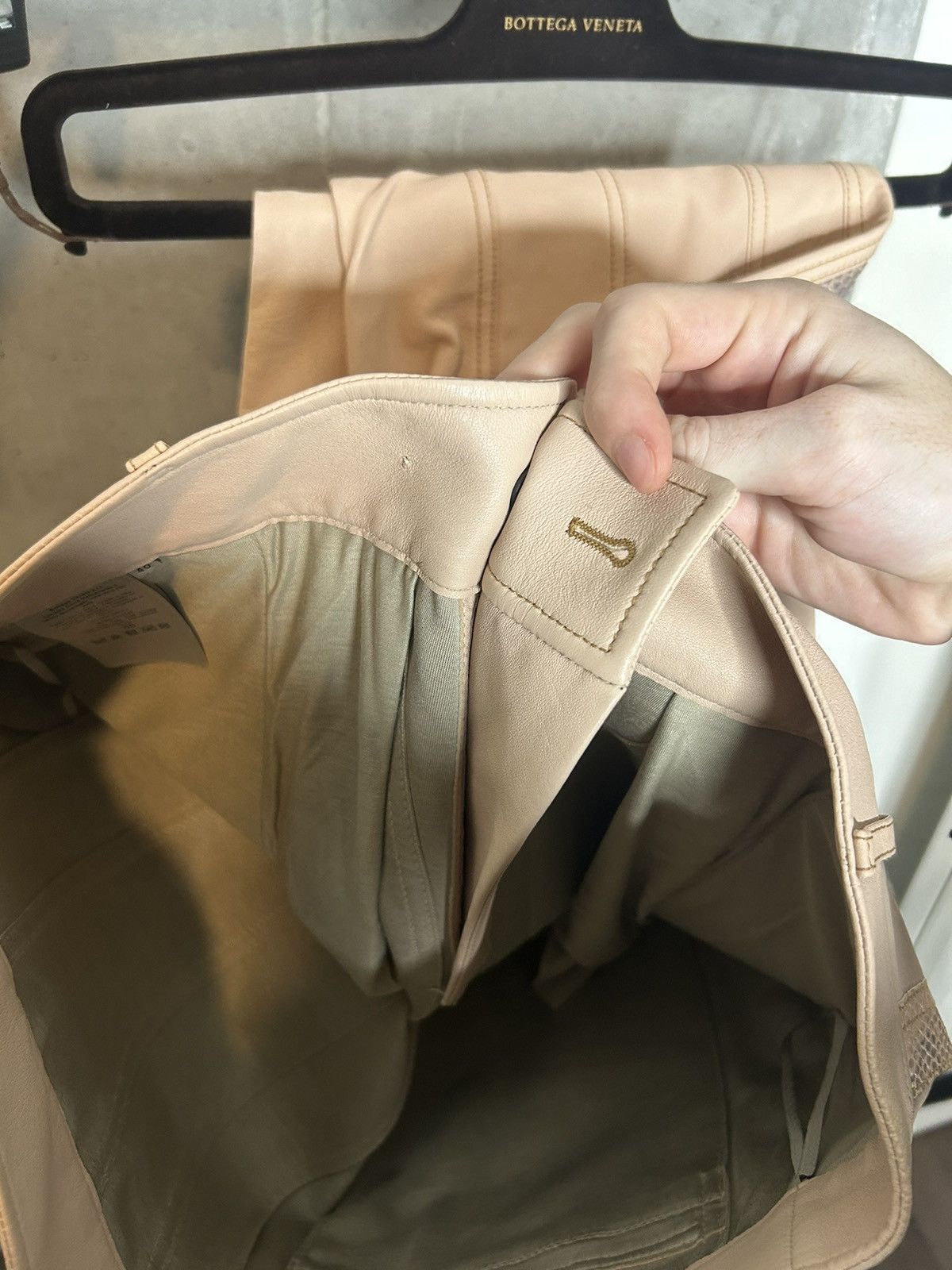 Bottega Veneta Lambskin & water snake GRAIL pants Size US 32 / EU 48 - 9 Thumbnail