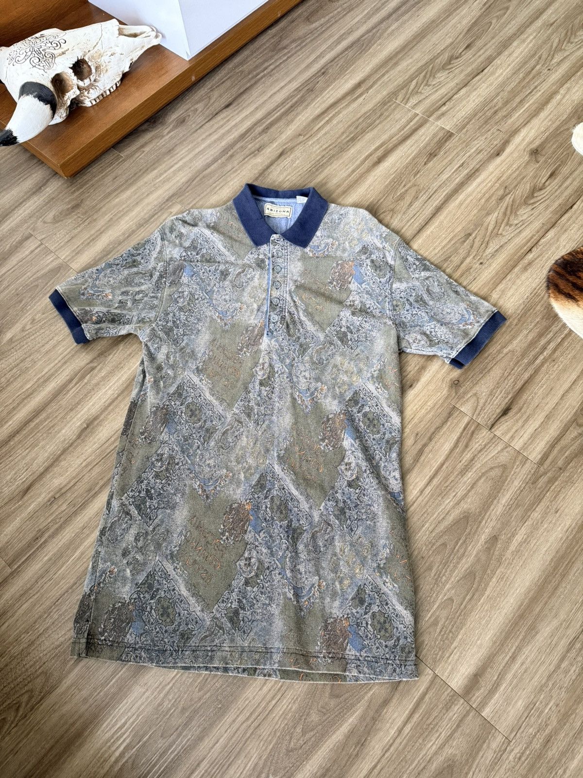 Arizona Jean Co. Vintage Arizona Jean Company Polo Shirt Mens Medium 90s Size US M / EU 48-50 / 2 - 1 Thumbnail