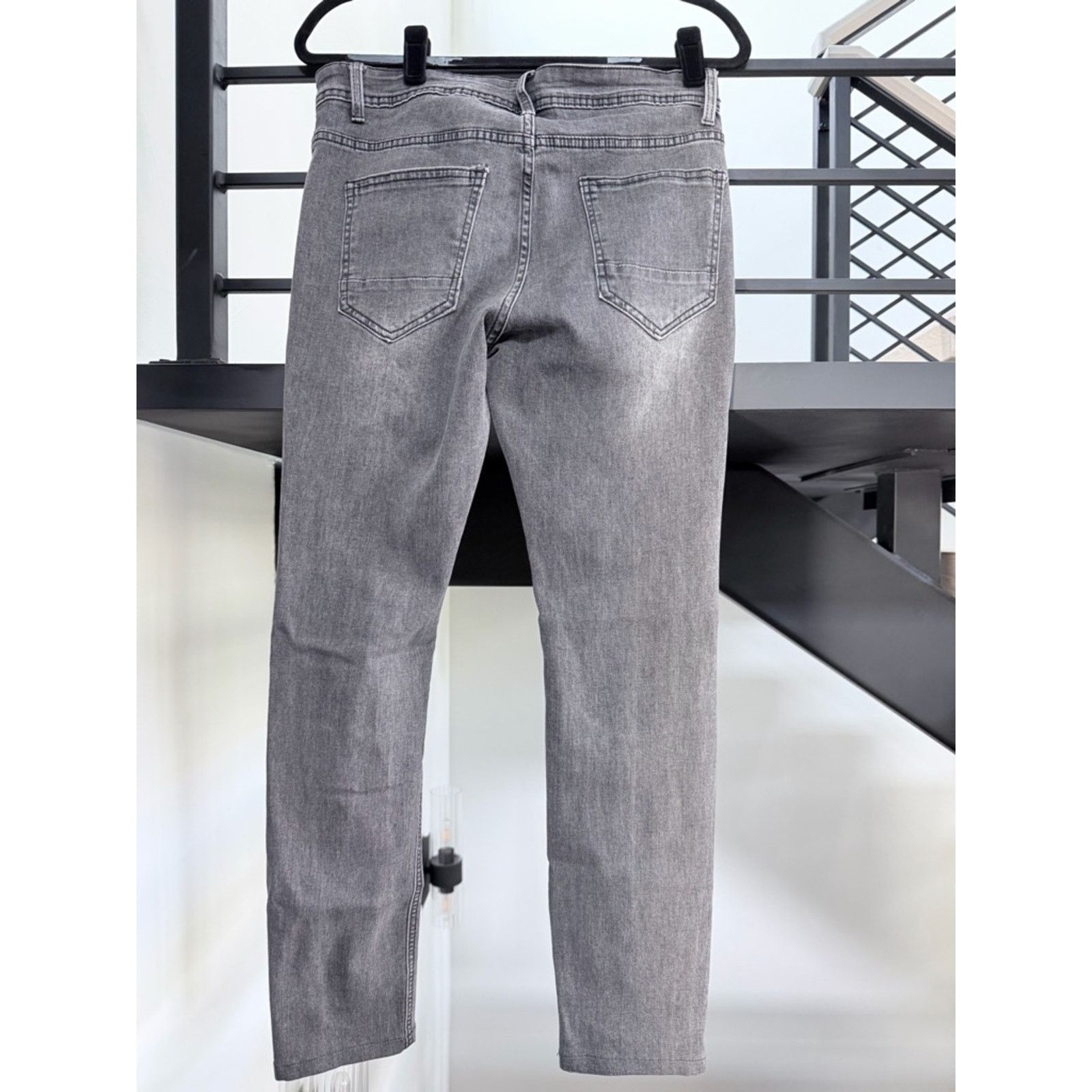 Other Gray Distressed Mens Skinny Jeans size 30 Size US 30 / EU 46 - 2 Thumbnail