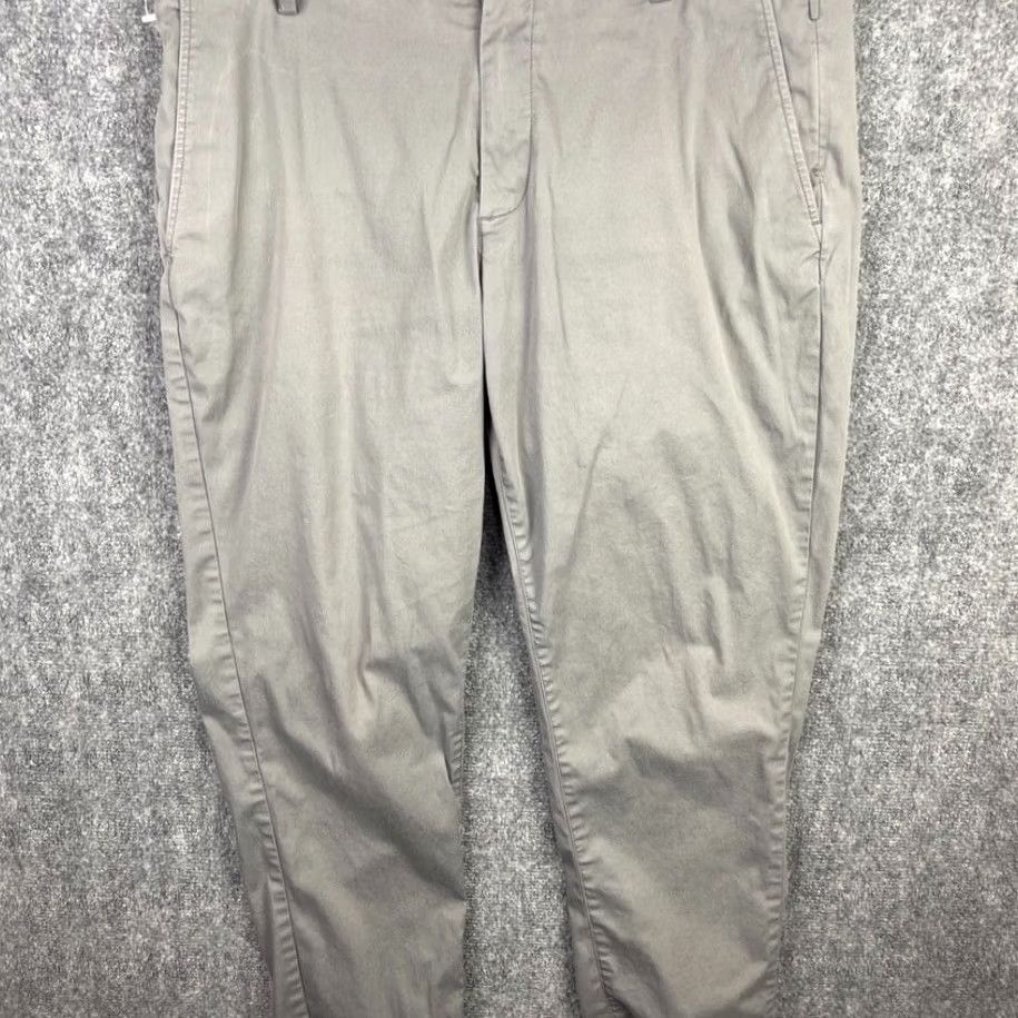 Vintage Birddogs Pants Mens 36x32 Gray Stretch Chino Lined Casual Performance Trouser Shirt Size US 36 / EU 52 - 2 Thumbnail