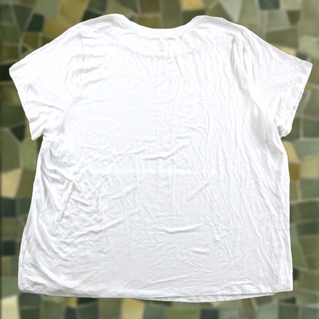 Torrid VINTAGE NWT TORRID White Jersey Knit Stretch Perfect Super Soft Crew Neck Tee T-Shirt 4X Size XXL / US 16-18 / IT 52-54 - 1 Thumbnail