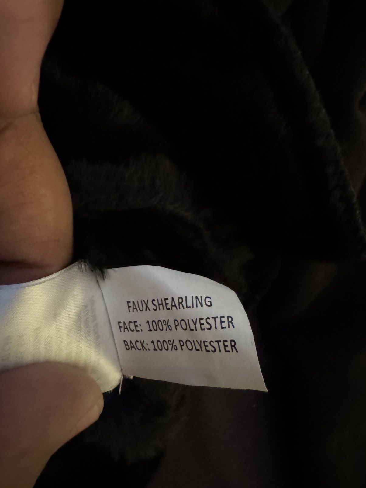 Lauren Ralph Lauren × Ralph Lauren Lauren Ralph Lauren Black Faux Shearling Moto Jacket Size M / US 6-8 / IT 42-44 - 3 Thumbnail