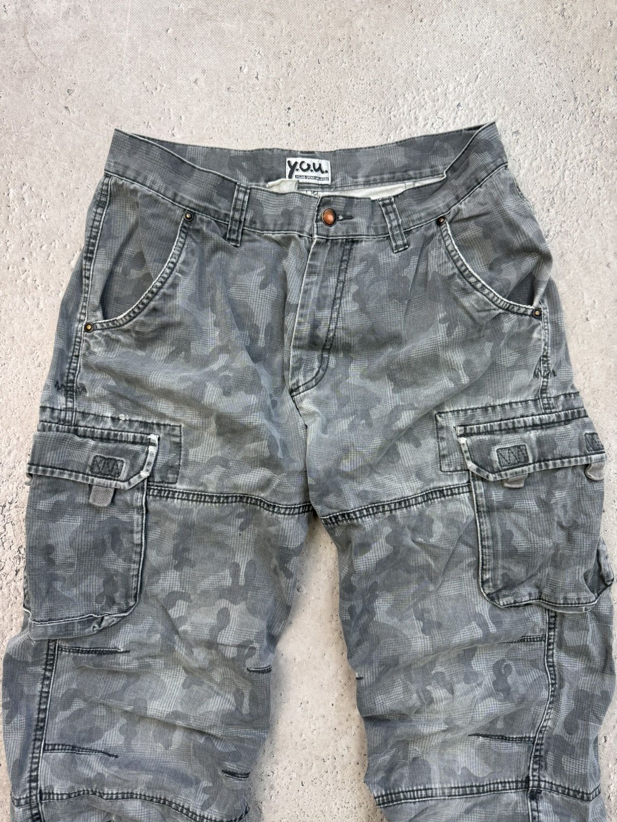 20471120 × Japanese Brand BANDAGE PARACHUTE JUNYA WATANABE STYLE CARGO PANTS JEANS Y2K Size US 32 / EU 48 - 5 Thumbnail