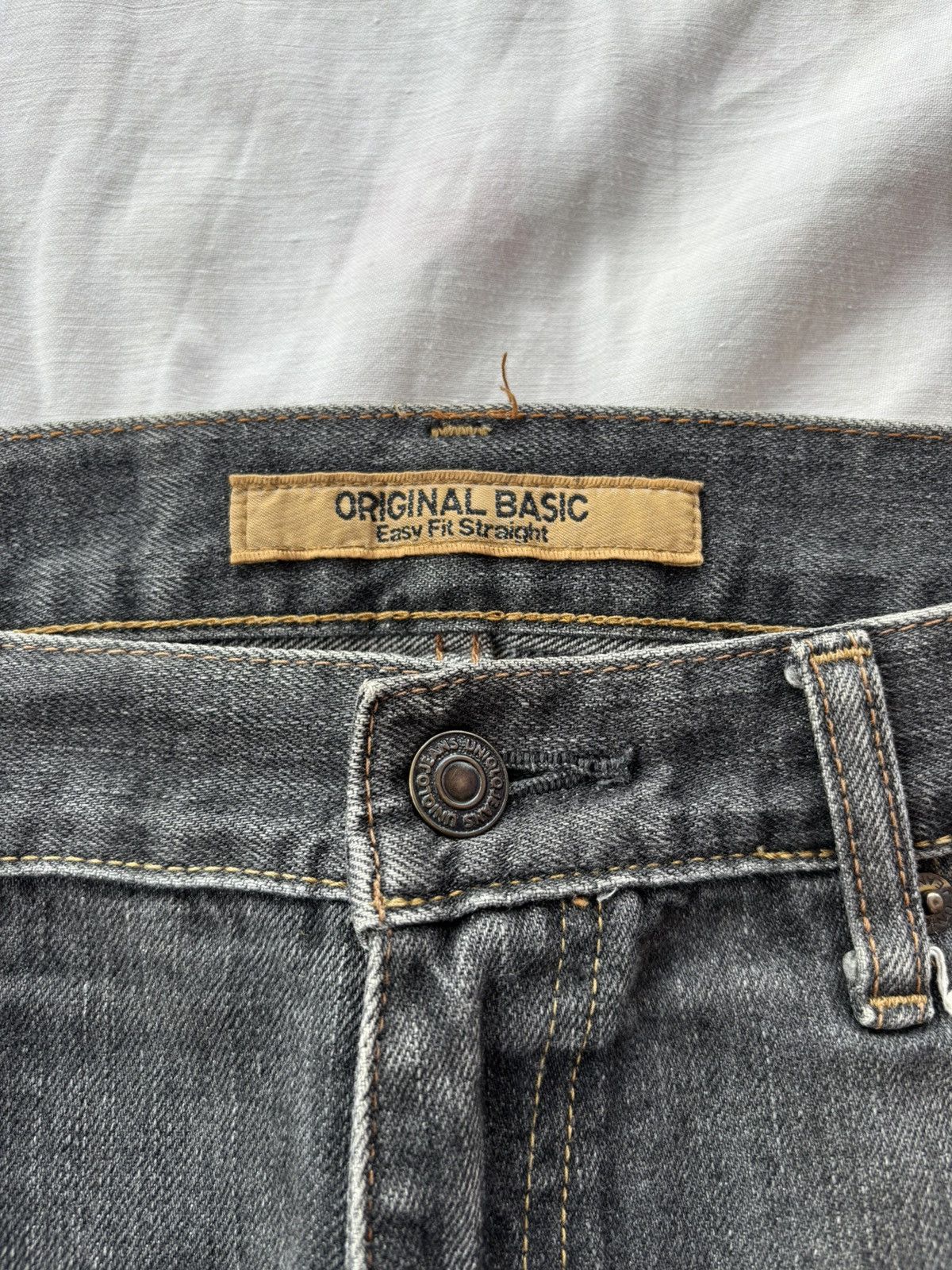 Kapital Vintage Baggy Jeans Uniqlo Denim Loose Easy Fit Straight Size US 34 / EU 50 - 9 Thumbnail