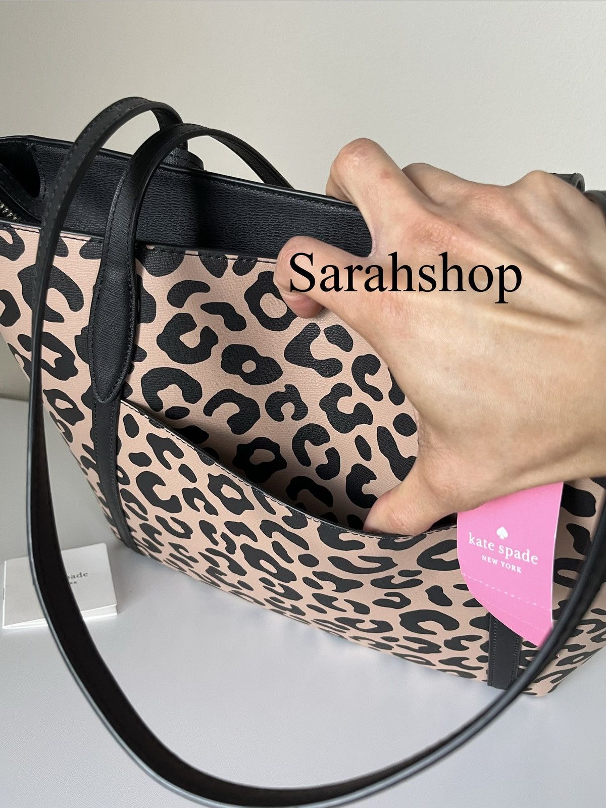 Kate Spade Kate Spade Cara Graphic Leopard large tote Size ONE SIZE - 9 Thumbnail