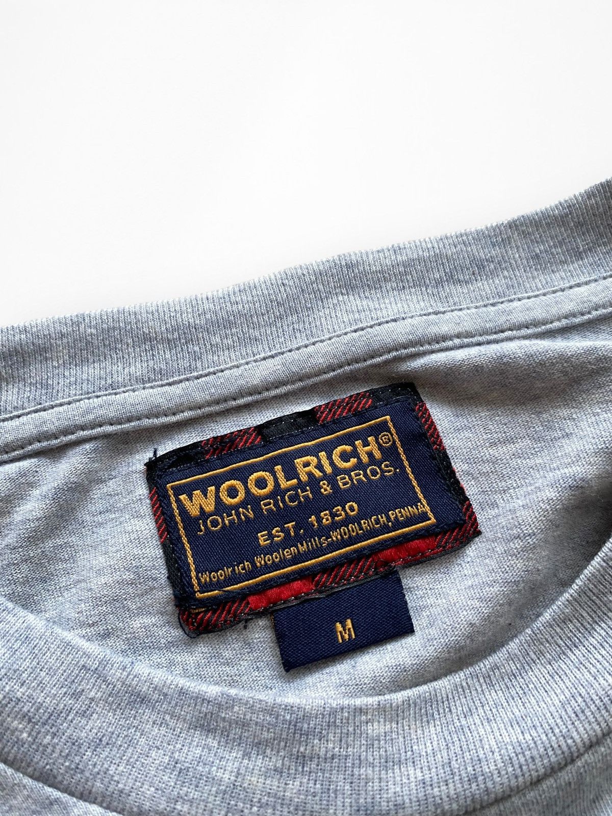 Woolrich Woolen Mills Woolrich John rich & Bros brandlogo long sleeve t shirt Size US M / EU 48-50 / 2 - 3 Thumbnail