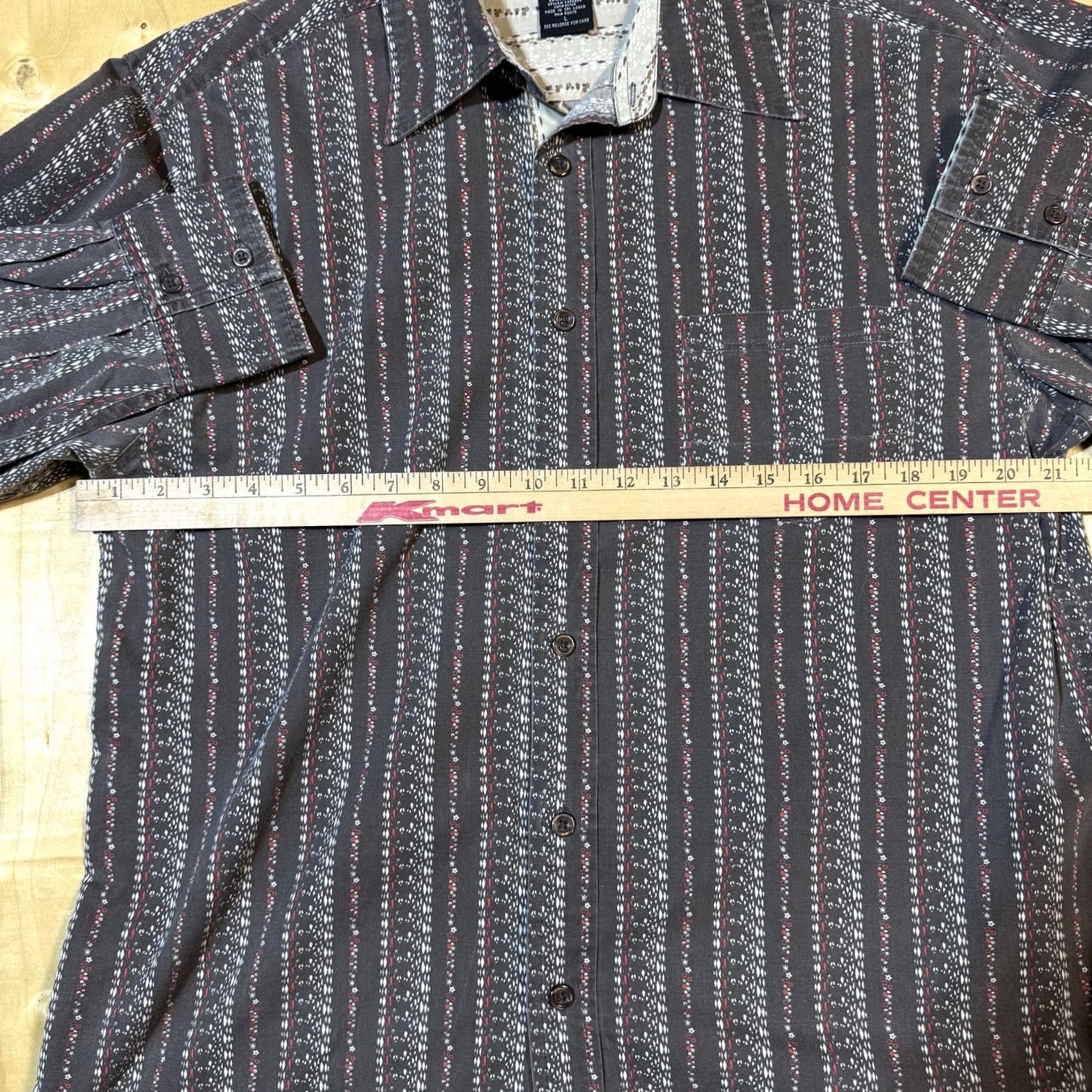 Etro YMLA Shirt Mens Large Patterned Button Up Long Sleeve Pocket Retro Shirt Size US L / EU 52-54 / 3 - 5 Thumbnail