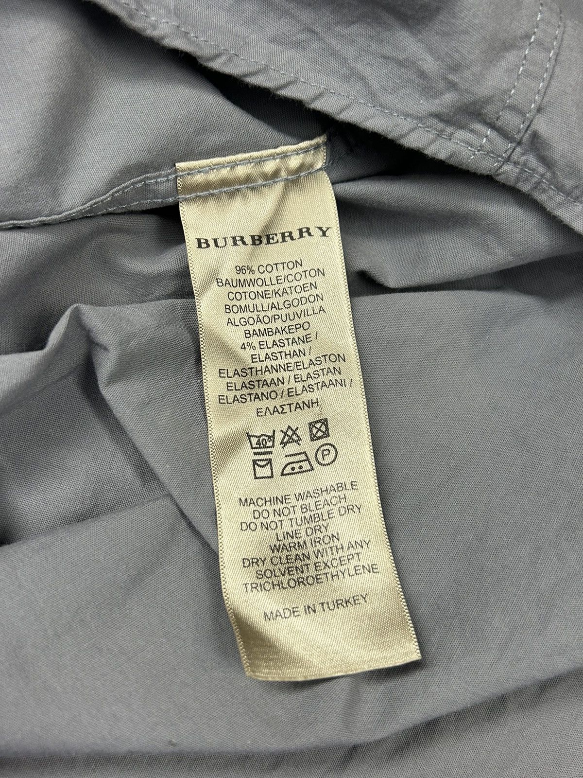 Burberry Burberry Button Up Shirt Grey Size US L / EU 52-54 / 3 - 10 Thumbnail