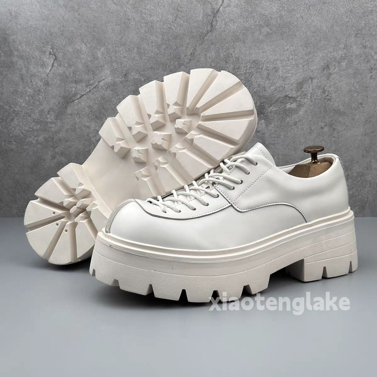 Vintage Unisex outdoor utility punk yuppie grunge thick sole boots Size US 5.5 / EU 38 - 5 Thumbnail