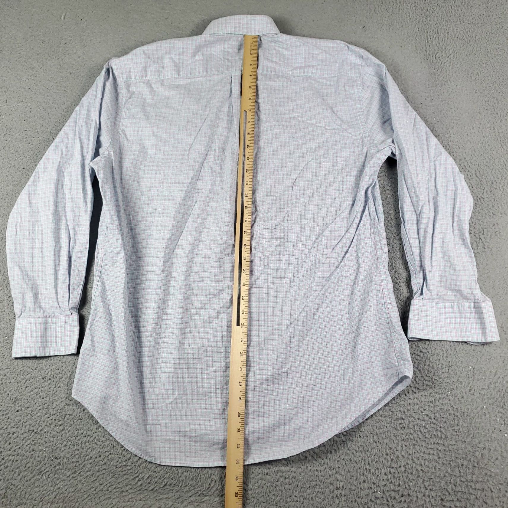 Peter Millar Peter Millar Large Button-Up Shirt Mens Blue Purple Plaid Long Sleeve Casual Size US L / EU 52-54 / 3 - 3 Thumbnail