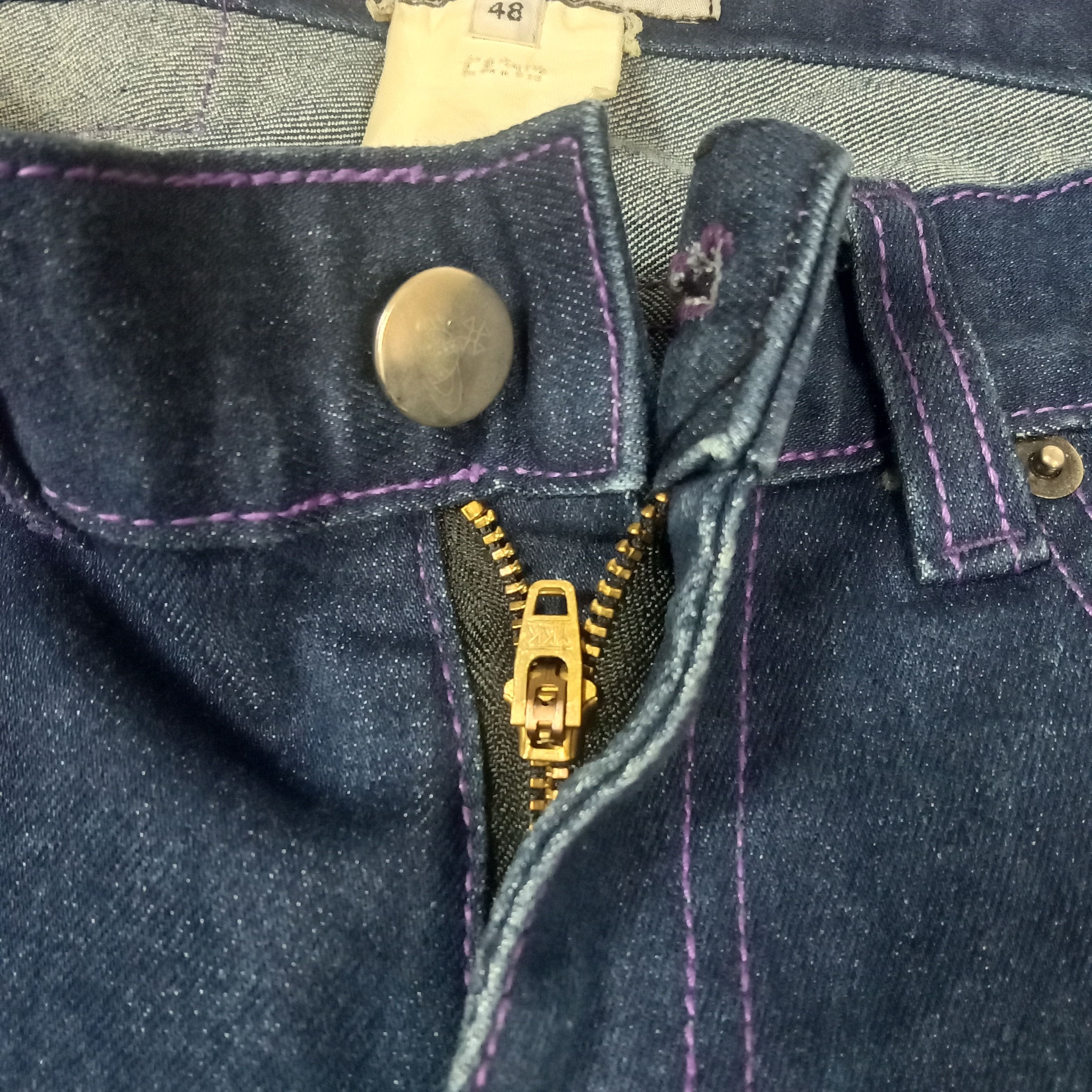 Designer × Vivienne Westwood Vivienne Westwood Designer Punk Logo Design Pocket Jeans Size 31" - 12 Thumbnail