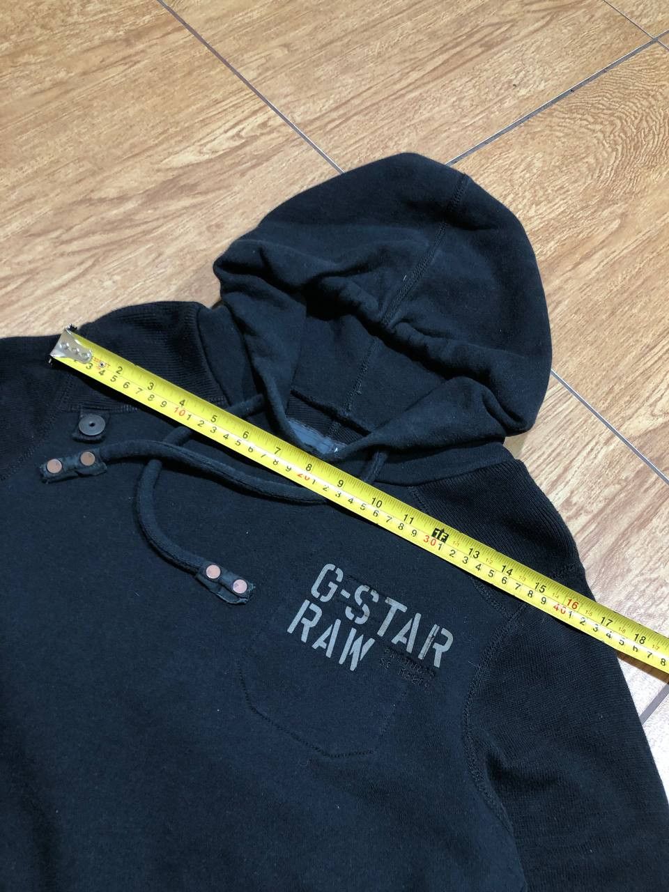 G-Star Black Print Hoodie Size M G-Star Raw Streetwear Size US M / EU 48-50 / 2 - 9 Thumbnail