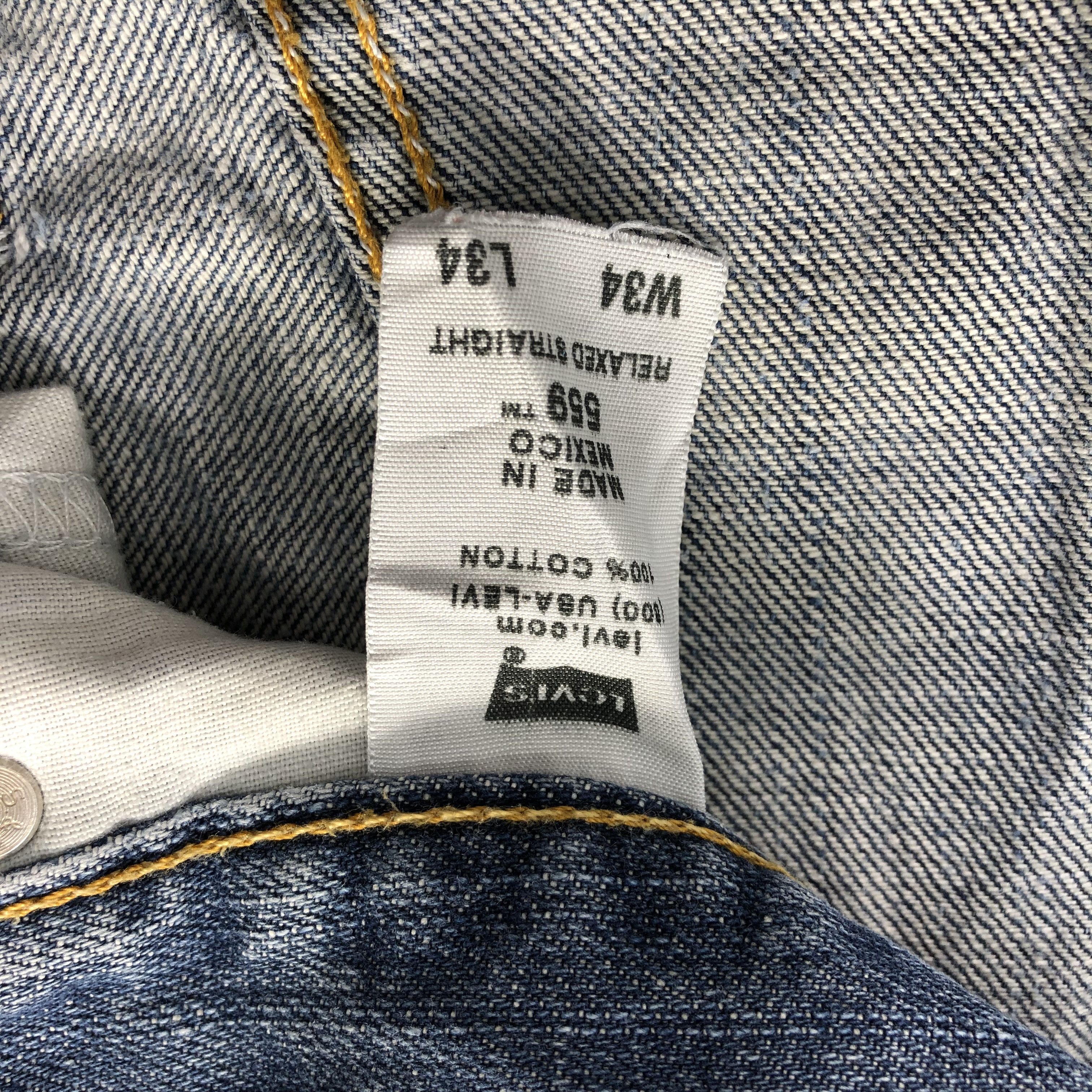 Levi's × Vintage Vintage 90s Blue Wash Levis 559 Jeans-JM1687 Size US 34 / EU 50 - 11 Thumbnail